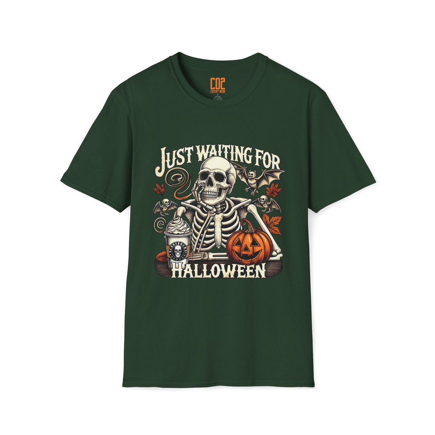 Halloween Skeleton Unisex T-Shirt, Spooky Graphic Tee, Fall Fashion, Halloween Costume Tee, Trick or Treat Shirt, Halloween Gift