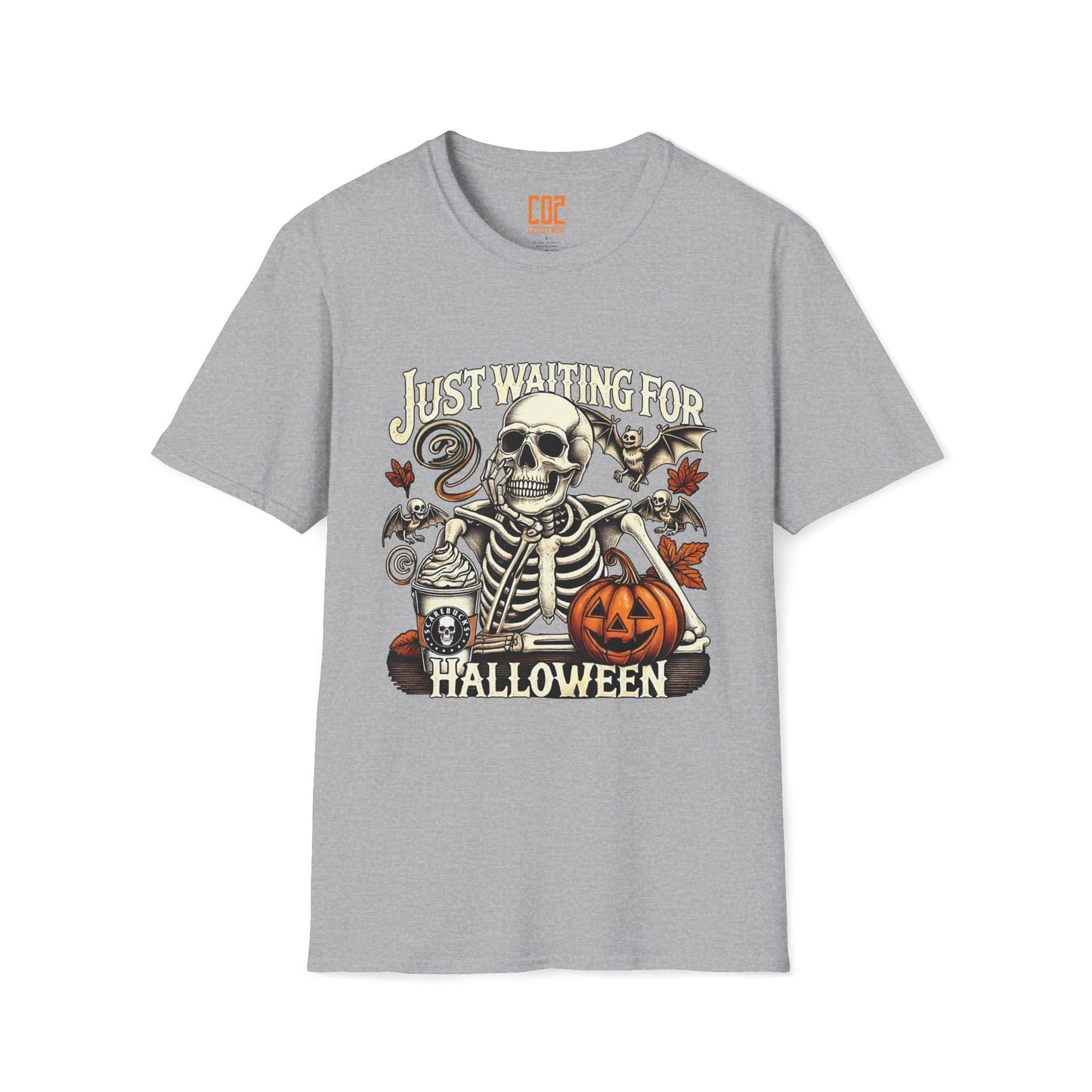 Halloween Skeleton Unisex T-Shirt, Spooky Graphic Tee, Fall Fashion, Halloween Costume Tee, Trick or Treat Shirt, Halloween Gift