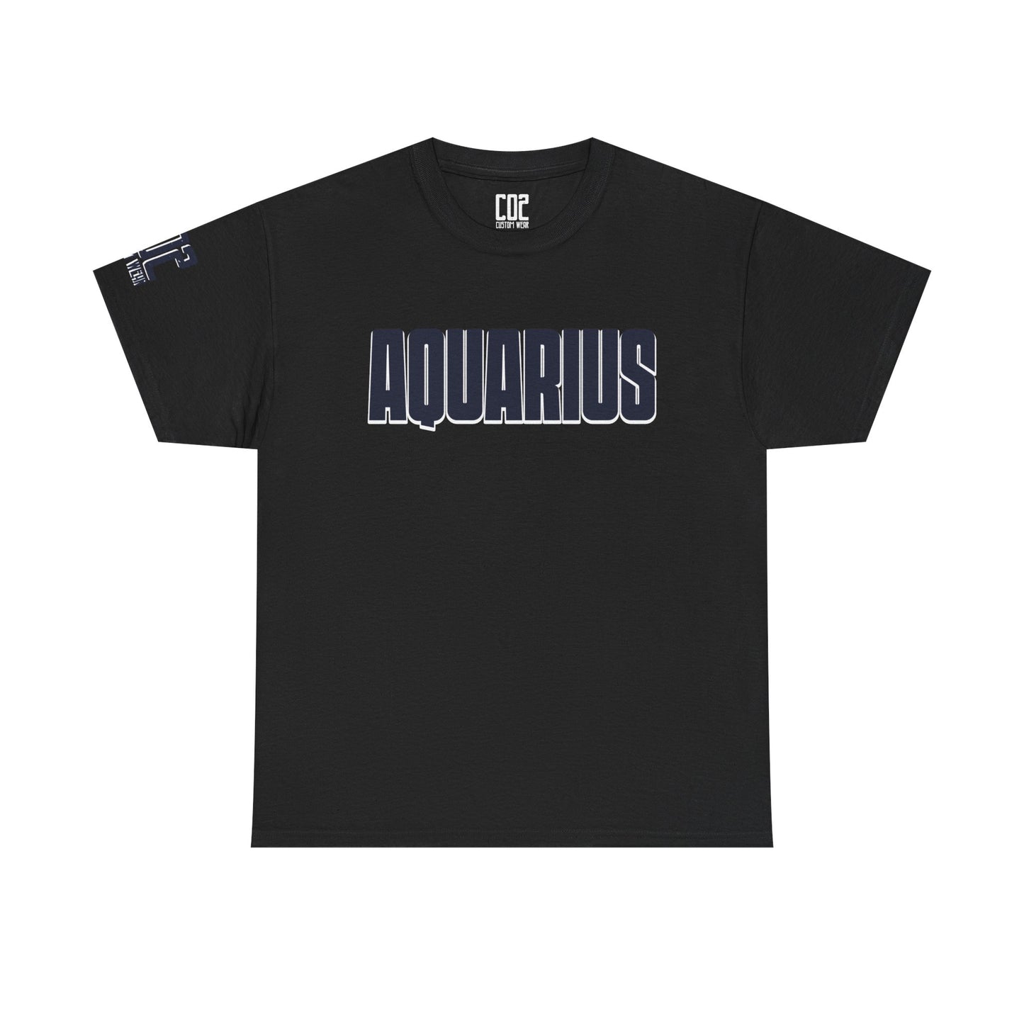 Aquarius Unisex Heavy Cotton Tee, Astrology Shirt, Zodiac Gift, Horoscope Apparel, Birthday Present, Astrology Lovers Tee