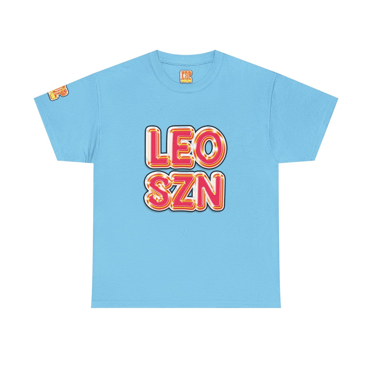 LEO SZN Unisex Heavy Cotton Tee, Zodiac Shirt, Astrology Gift, Birthday Apparel, Casual Wear, Summer Fashion, Trendy Style, Leo Season