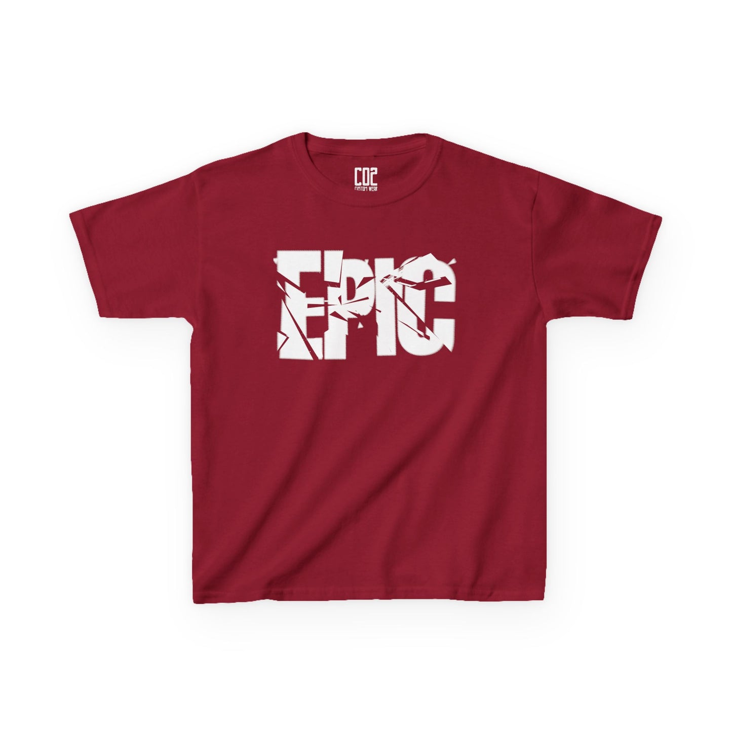 Epic Kids Heavy Cotton Tee - Cool Graphic T-Shirt for Boys and Girls, Perfect for Birthday Gifts, Casual Wear, Back to School