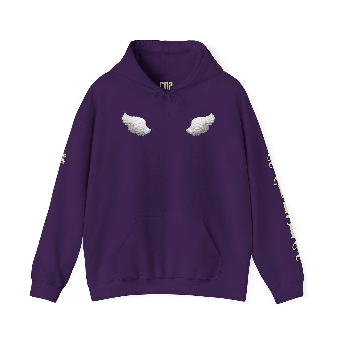 Angel & Bear Hoodie - Unisex Heavy Blend™ Sweatshirt, Cozy Gift for Friends, Cute Casual Wear, Perfect for Fall & Winter