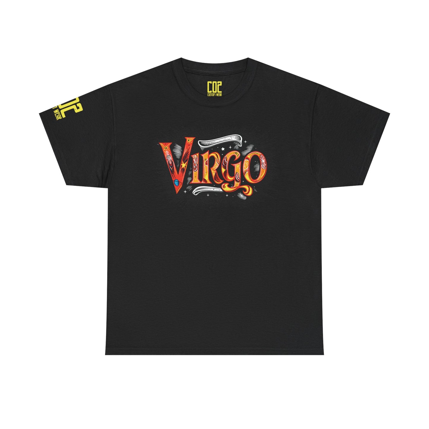 Virgo Zodiac Unisex Heavy Cotton Tee | Astrology Shirt, Horoscope Gift, Birthday Tee, Celestial Wear, Virgo Apparel