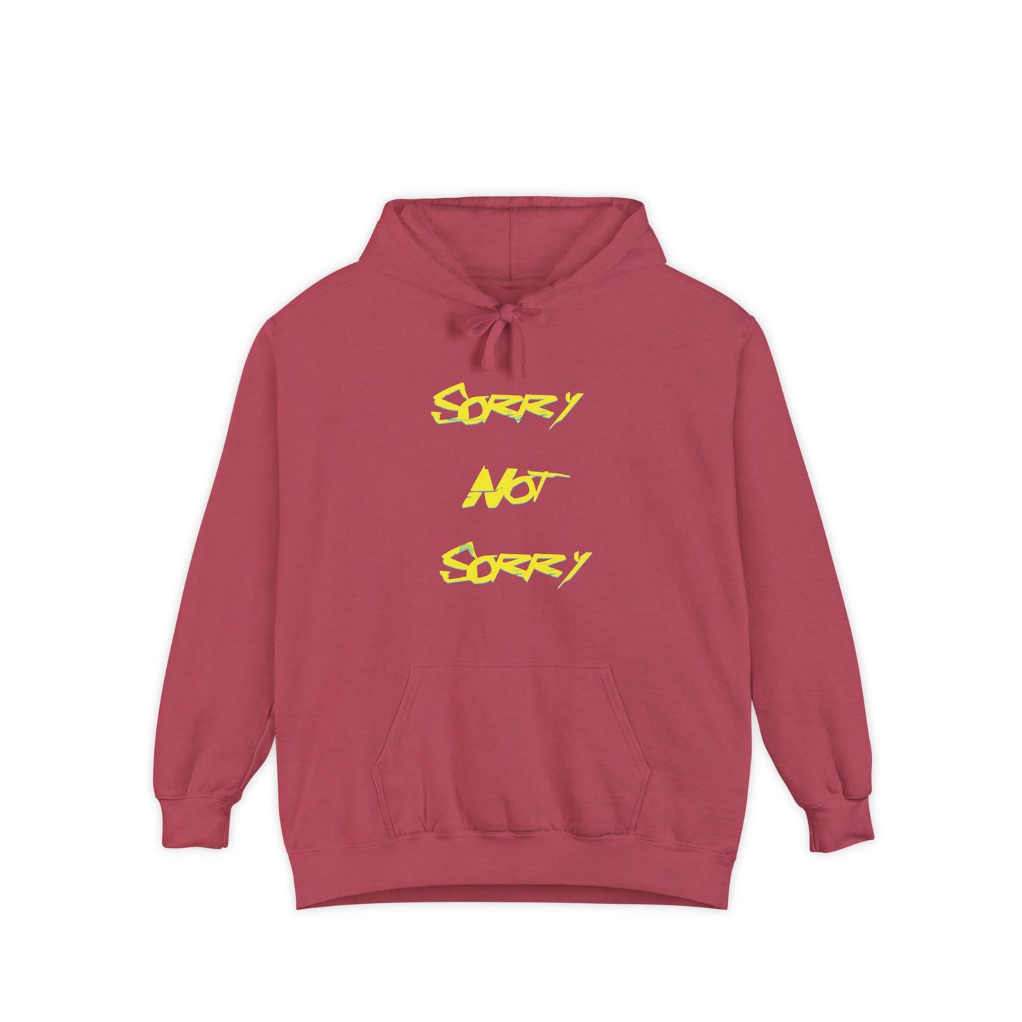 Sorry Not Sorry Hoodie, Casual Unisex Apparel, Streetwear, Comfortable Gift, Everyday Wear, Fun Hoodie