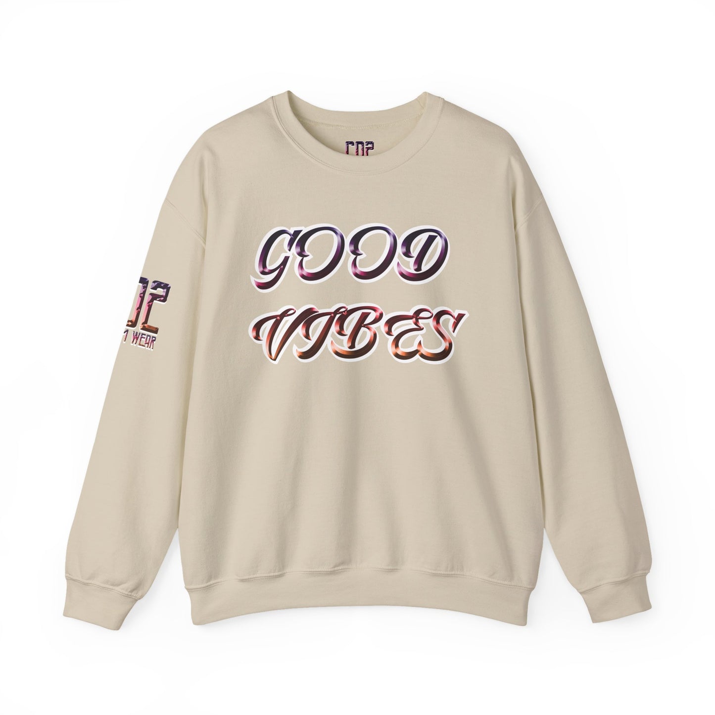 Good Vibes Unisex Sweatshirt, Cozy Crewneck for Relaxing, Gift for Friends, Unisex Fashion, Perfect for Celebrations