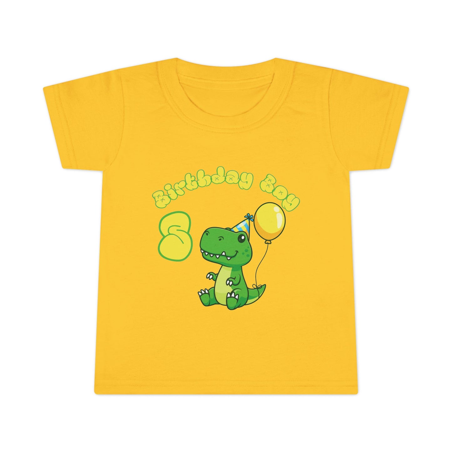 Birthday Boy Dinosaur Toddler T-shirt, Cute Kids Tee, Birthday Gift, Toddler Apparel, Dinosaur Theme, Fun Kids Clothing