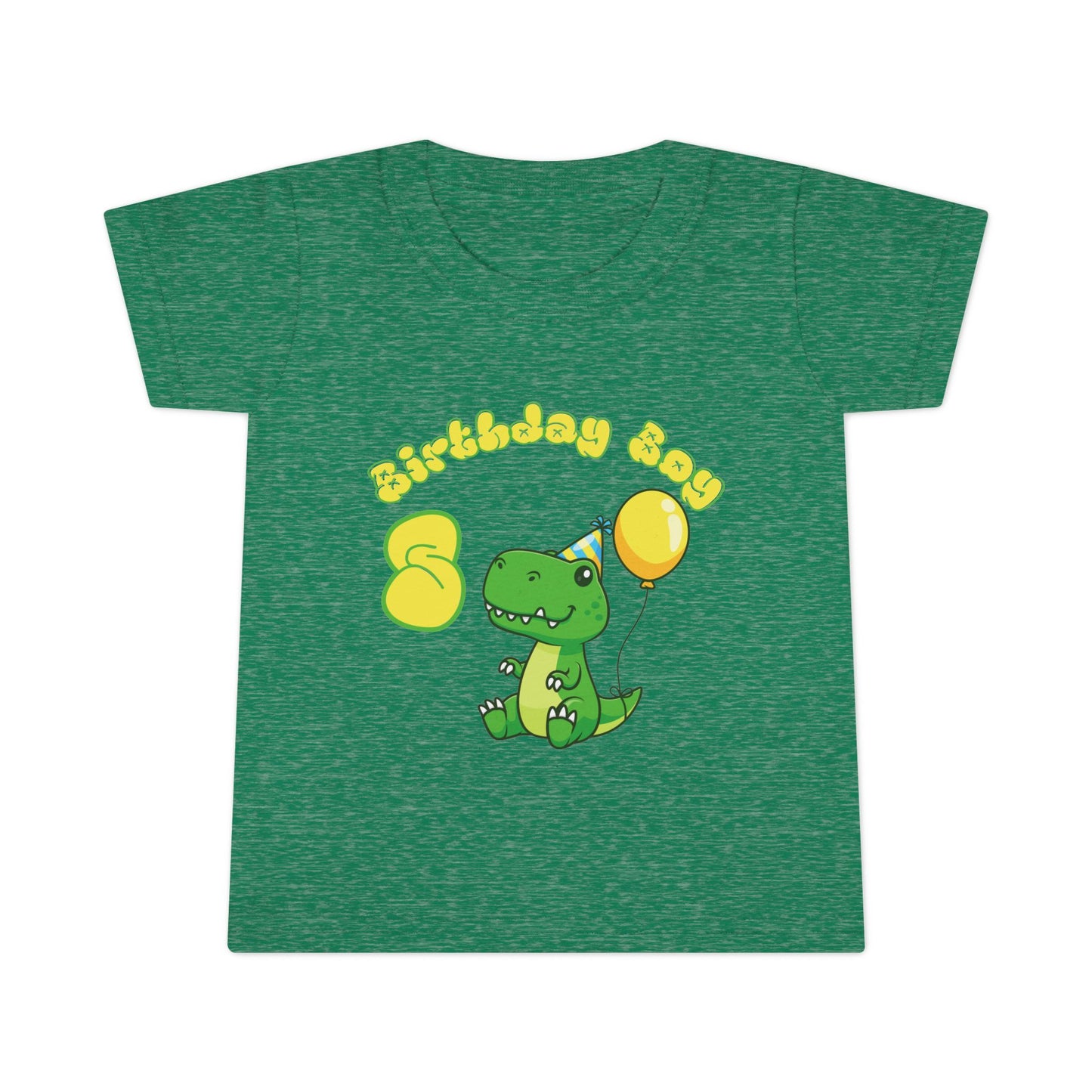 Birthday Boy Dinosaur Toddler T-shirt, Cute Kids Tee, Birthday Gift, Toddler Apparel, Dinosaur Theme, Fun Kids Clothing