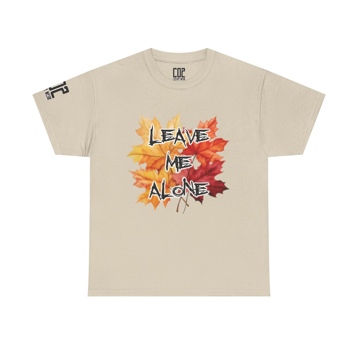 Leave Me Alone Unisex Cotton Shirt, Autumn Vibes Tee - Leave Me Alone Unisex Cotton Shirt, Casual Fall Wear, Gift for Introverts, Halloween Style, Cozy Shirt