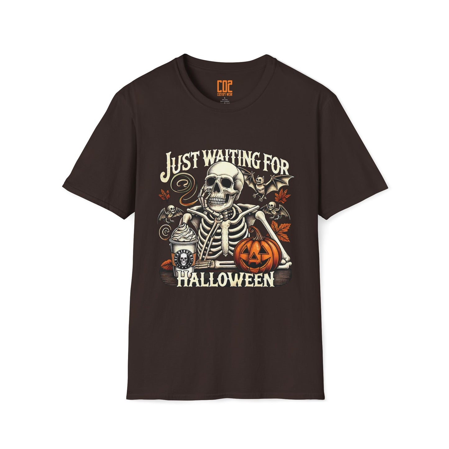 Halloween Skeleton Unisex T-Shirt, Spooky Graphic Tee, Fall Fashion, Halloween Costume Tee, Trick or Treat Shirt, Halloween Gift