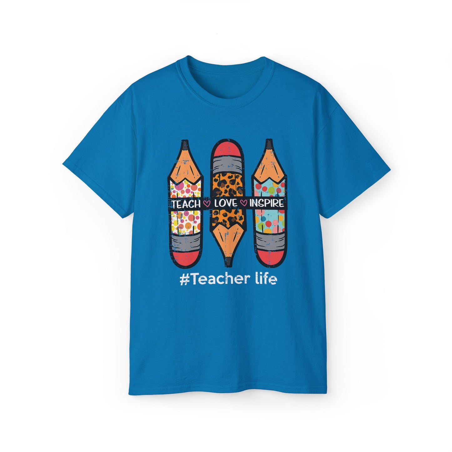 Teacher Life Unisex Ultra Cotton Tee, Back to School T-Shirt, School Shirt, Graphic Tee, Fun Daily Wear, Gift for teachers