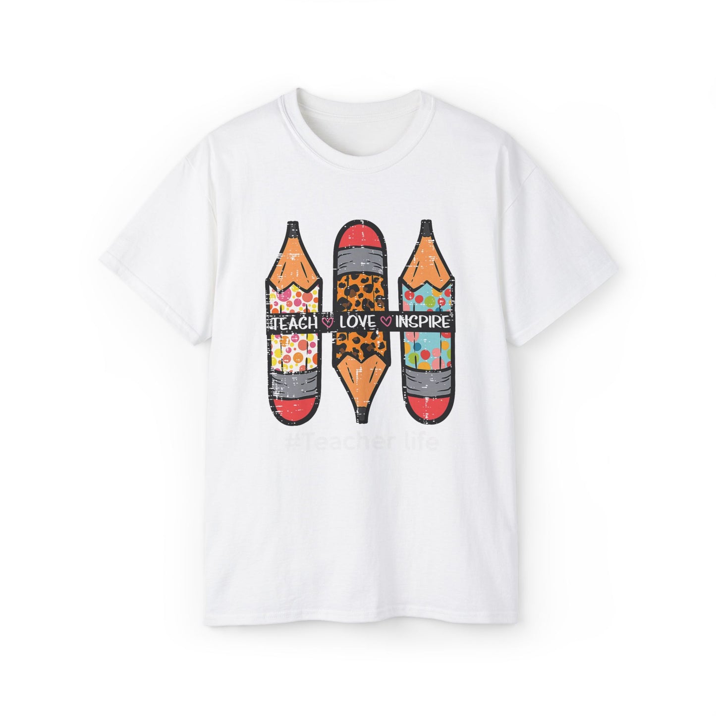 Teacher Life Unisex Ultra Cotton Tee, Back to School T-Shirt, School Shirt, Graphic Tee, Fun Daily Wear, Gift for teachers