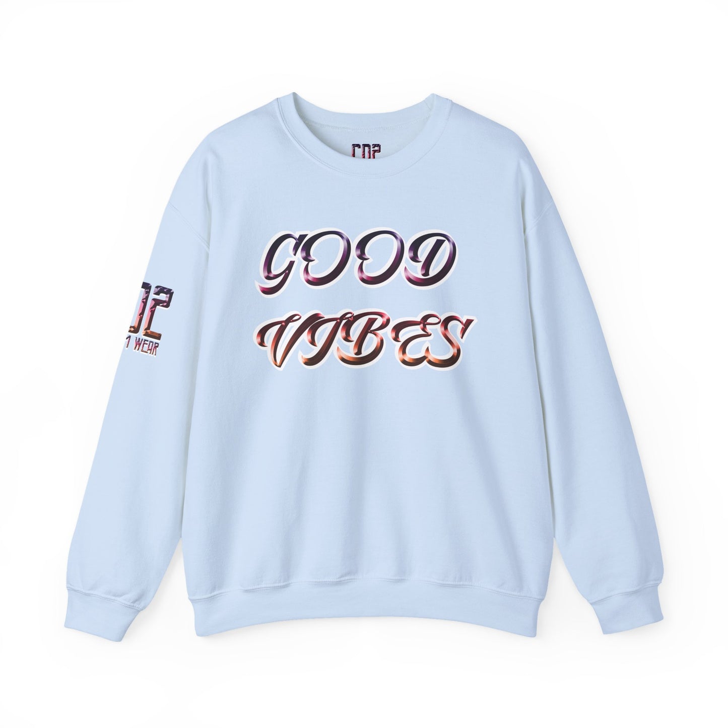 Good Vibes Unisex Sweatshirt, Cozy Crewneck for Relaxing, Gift for Friends, Unisex Fashion, Perfect for Celebrations