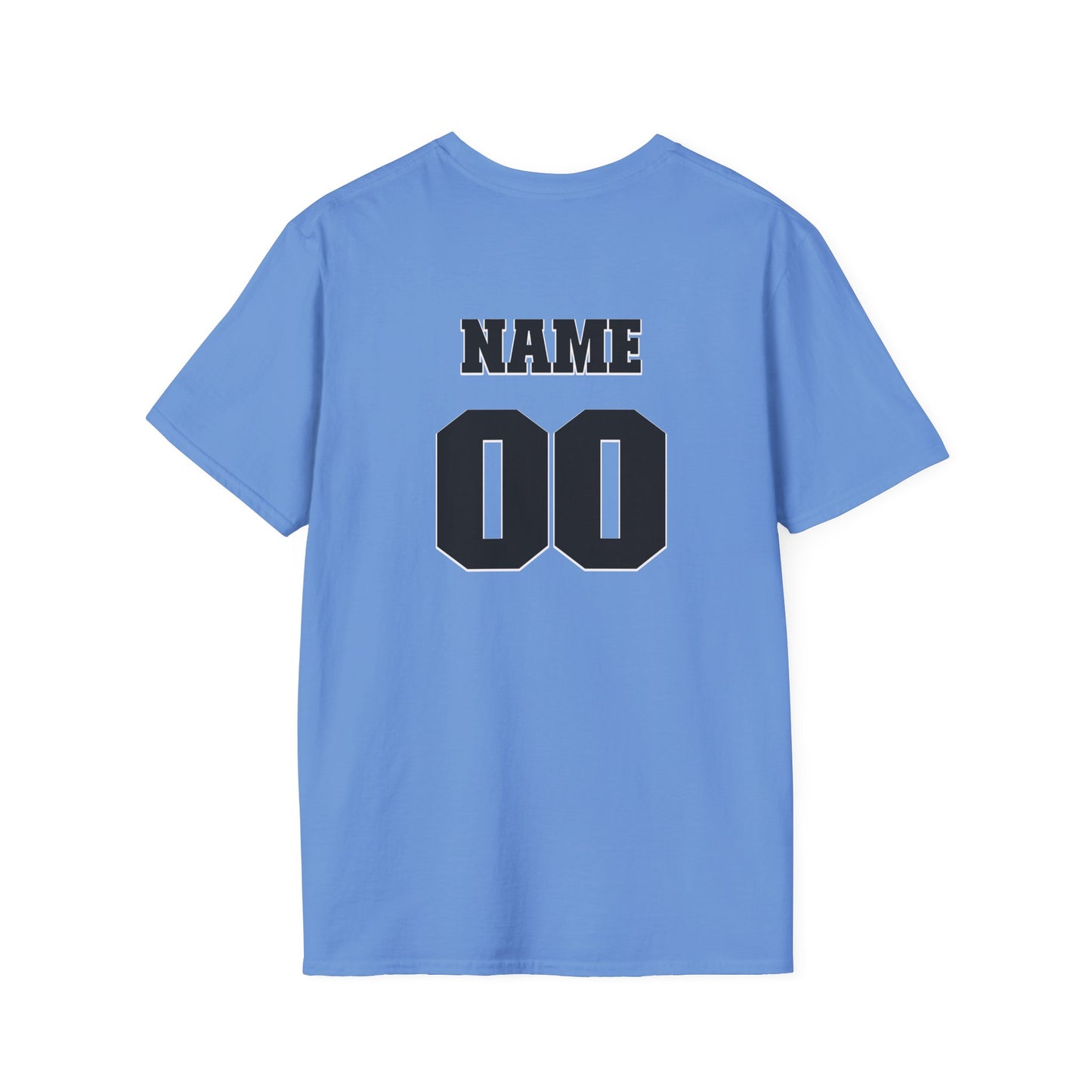 Football Mom Unisex Tee - Custom Team and Number Shirt with Name and Number for Athletes by request