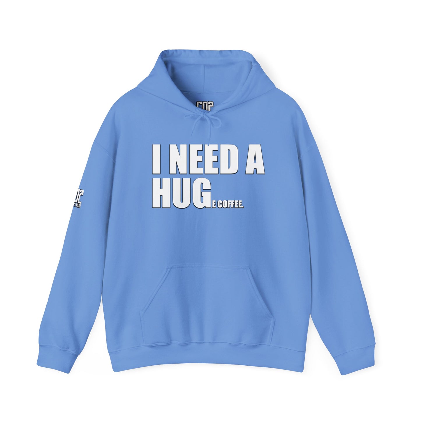 I Need A Huge Coffee Hoodie Sweatshirt, Gift for Friends, Cute Bear Design, Winter Wardrobe Staple, Snuggle Up Wear
