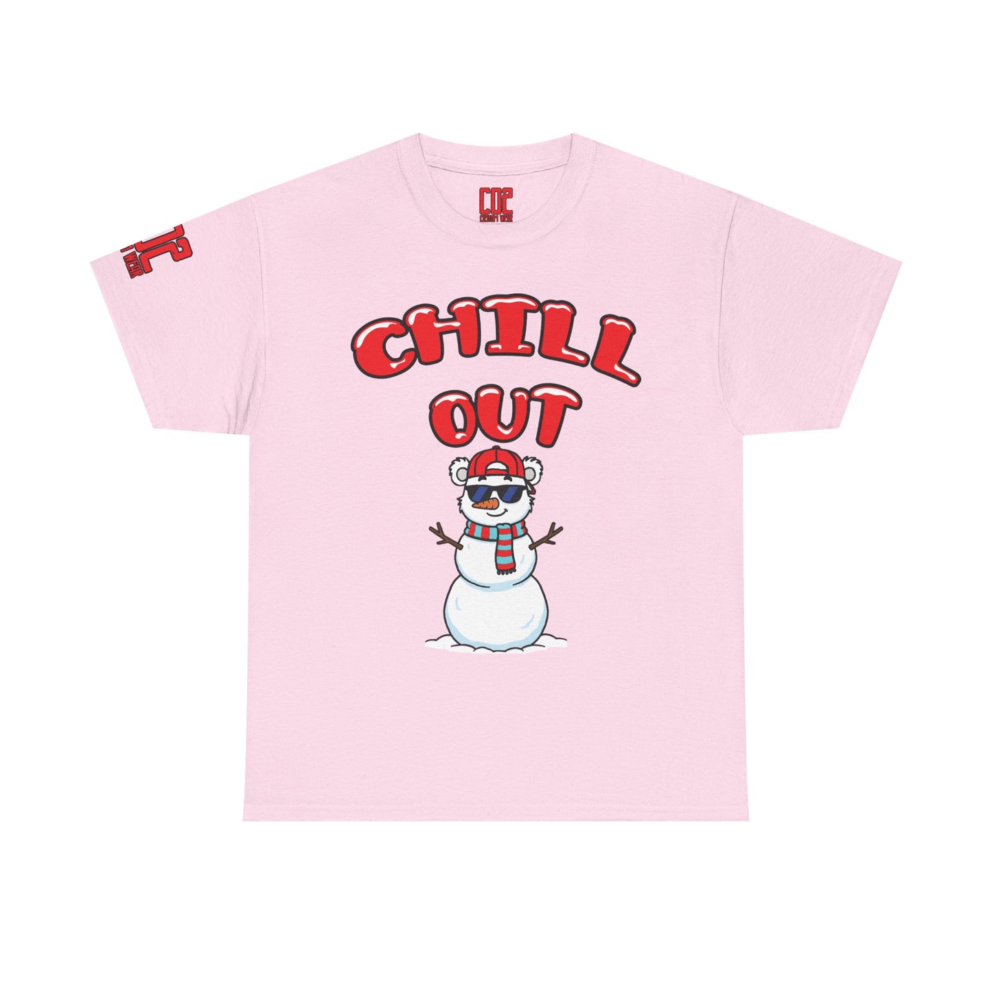 Chill Out Snowman T-Shirt — Funny Winter Holiday Tee