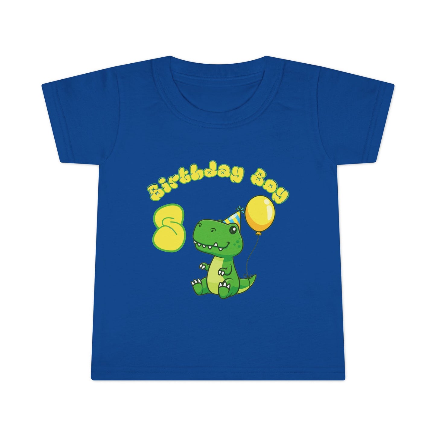 Birthday Boy Dinosaur Toddler T-shirt, Cute Kids Tee, Birthday Gift, Toddler Apparel, Dinosaur Theme, Fun Kids Clothing