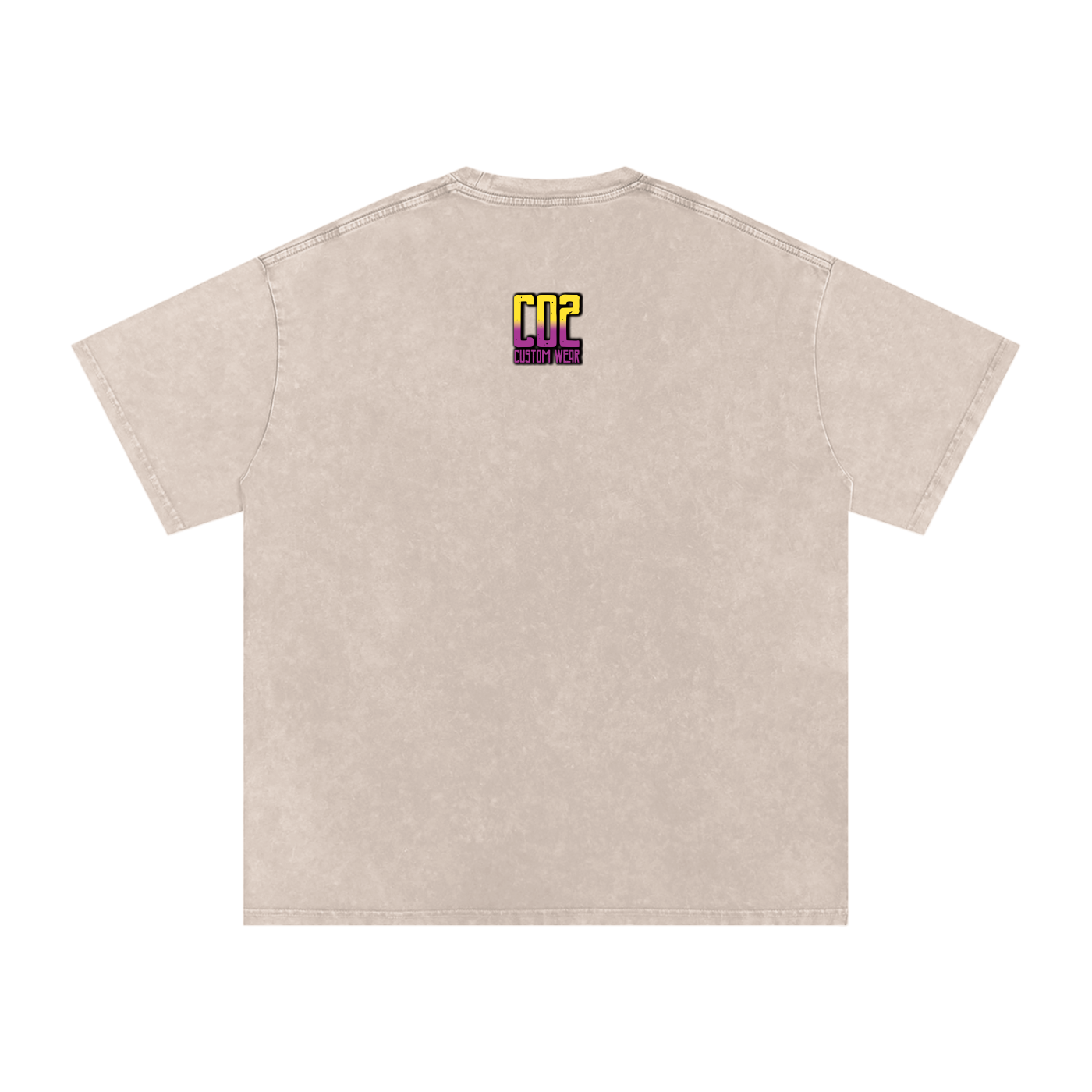 Spooky Season Snow Washed Oversized Cotton T-Shirt