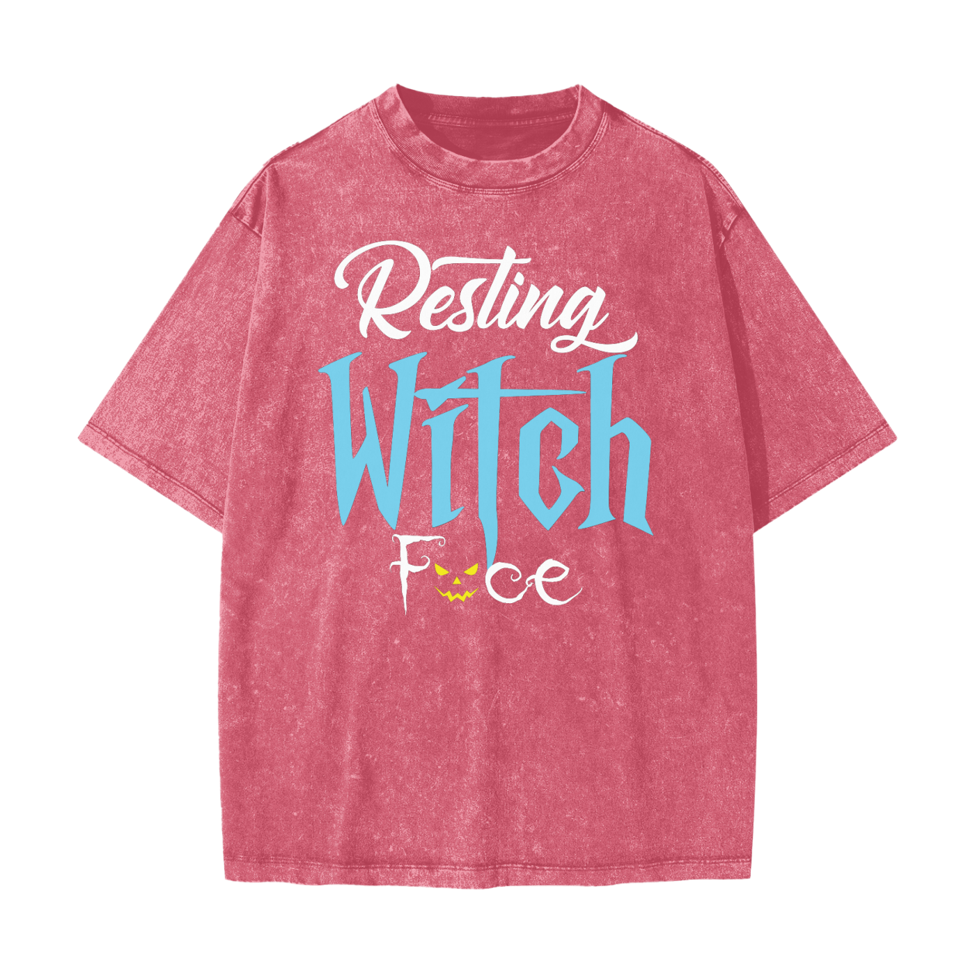Resting Witch Face Heavyweight Snow Washed T-Shirt