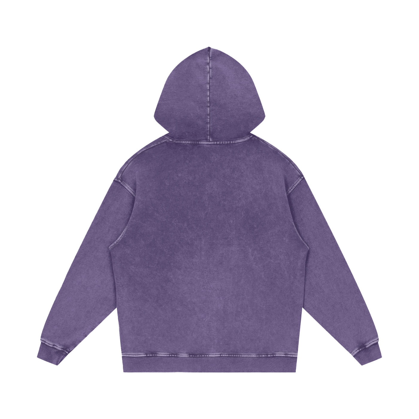 Thankful Grateful Blessed Snow Washed Loose Cotton Hoodie