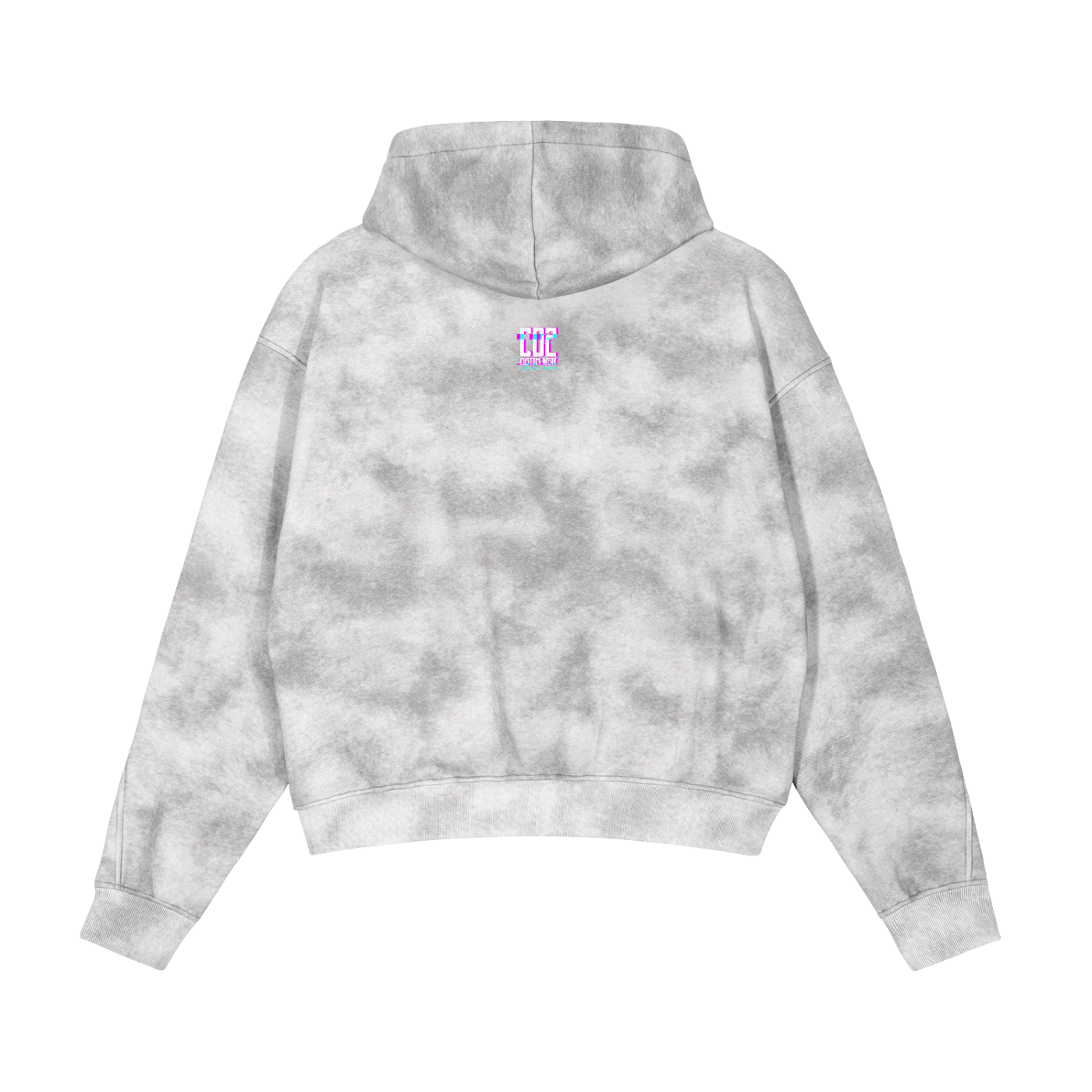 CO2 Dirty Washed Zip-Up Fleece Hoodie