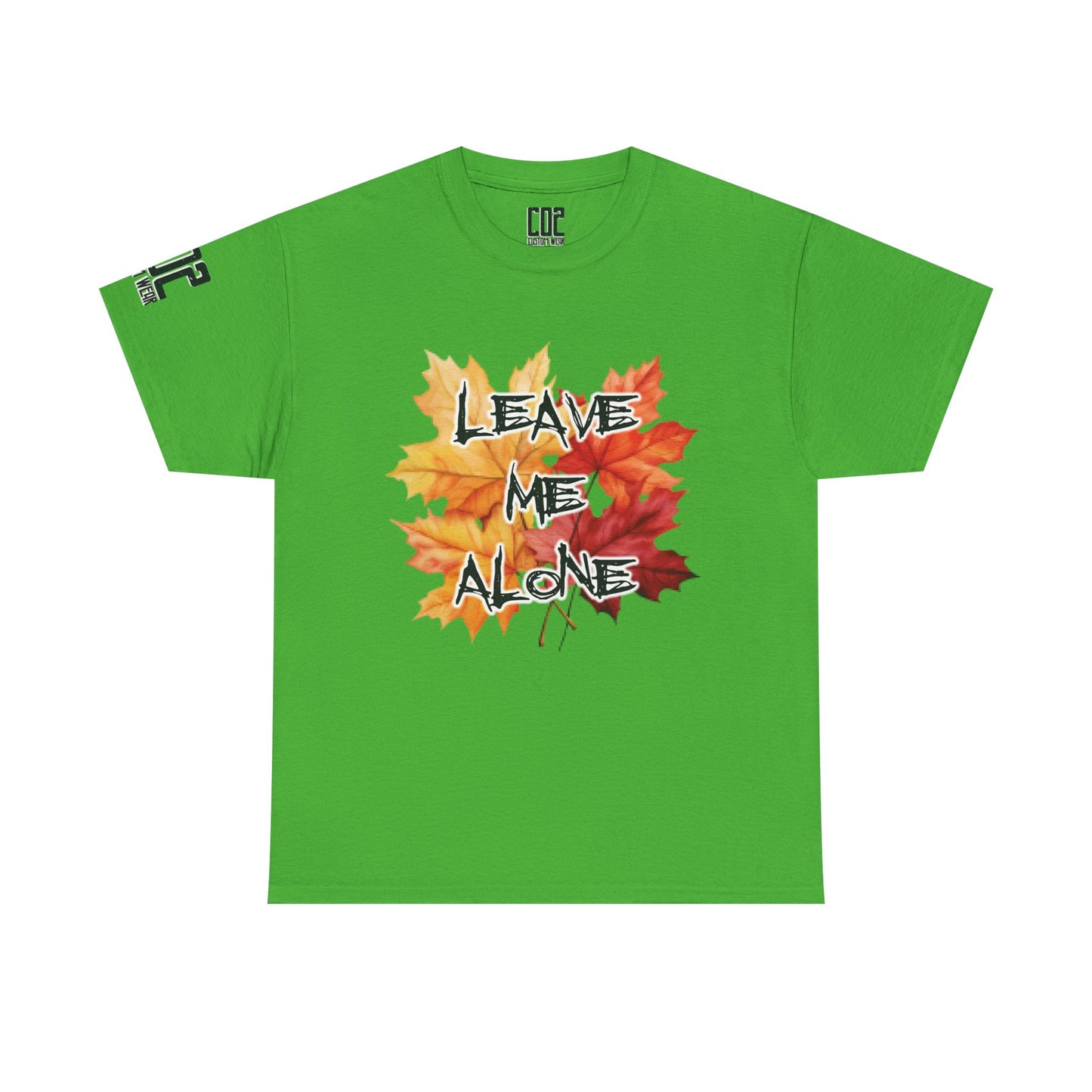 Leave Me Alone Unisex Cotton Shirt, Autumn Vibes Tee - Leave Me Alone Unisex Cotton Shirt, Casual Fall Wear, Gift for Introverts, Halloween Style, Cozy Shirt