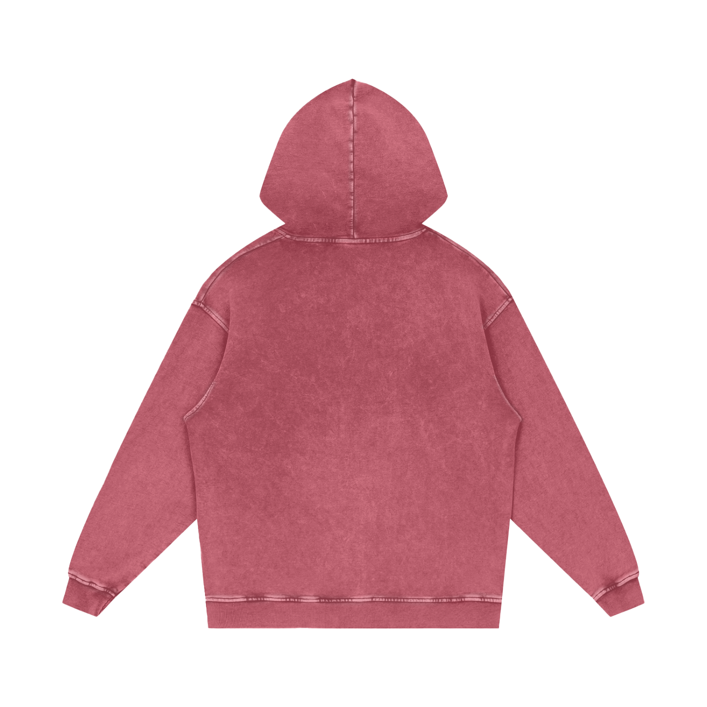 Thankful Grateful Blessed Snow Washed Loose Cotton Hoodie