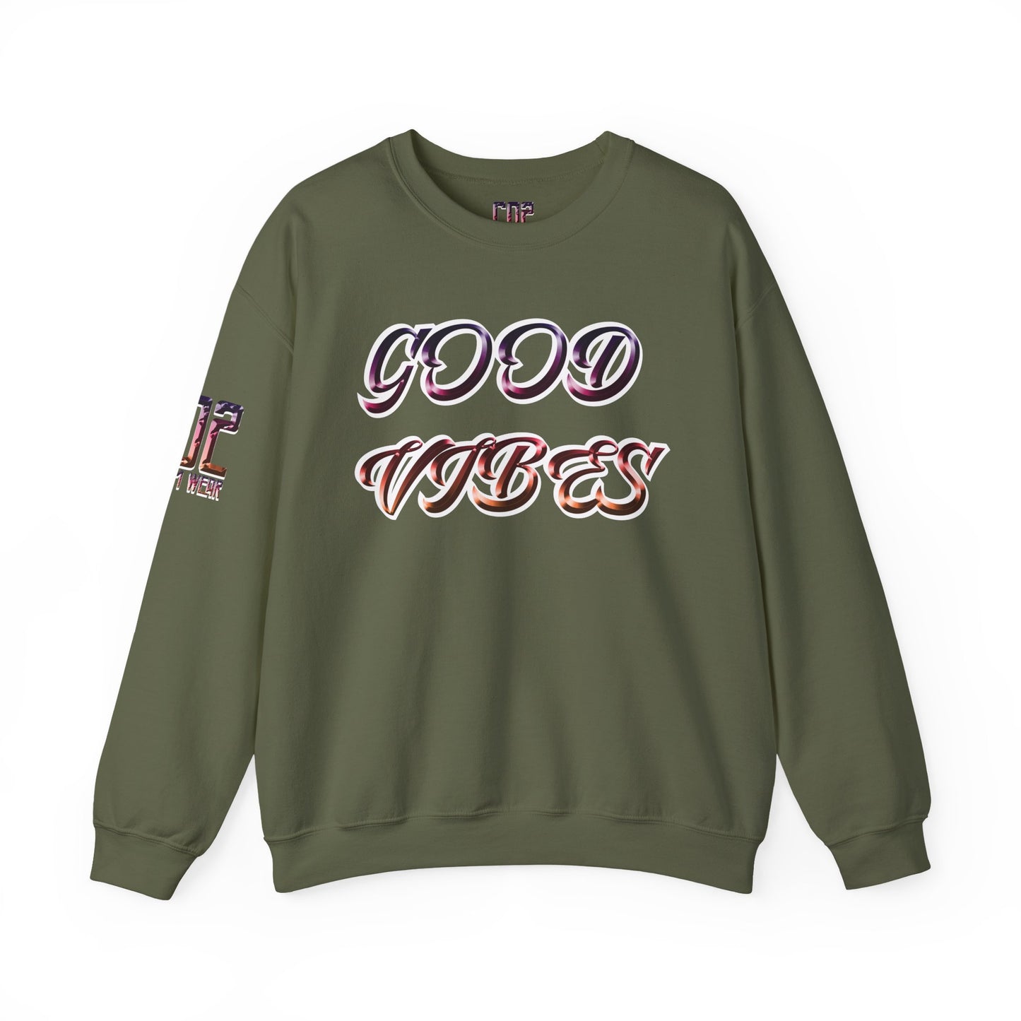 Good Vibes Unisex Sweatshirt, Cozy Crewneck for Relaxing, Gift for Friends, Unisex Fashion, Perfect for Celebrations