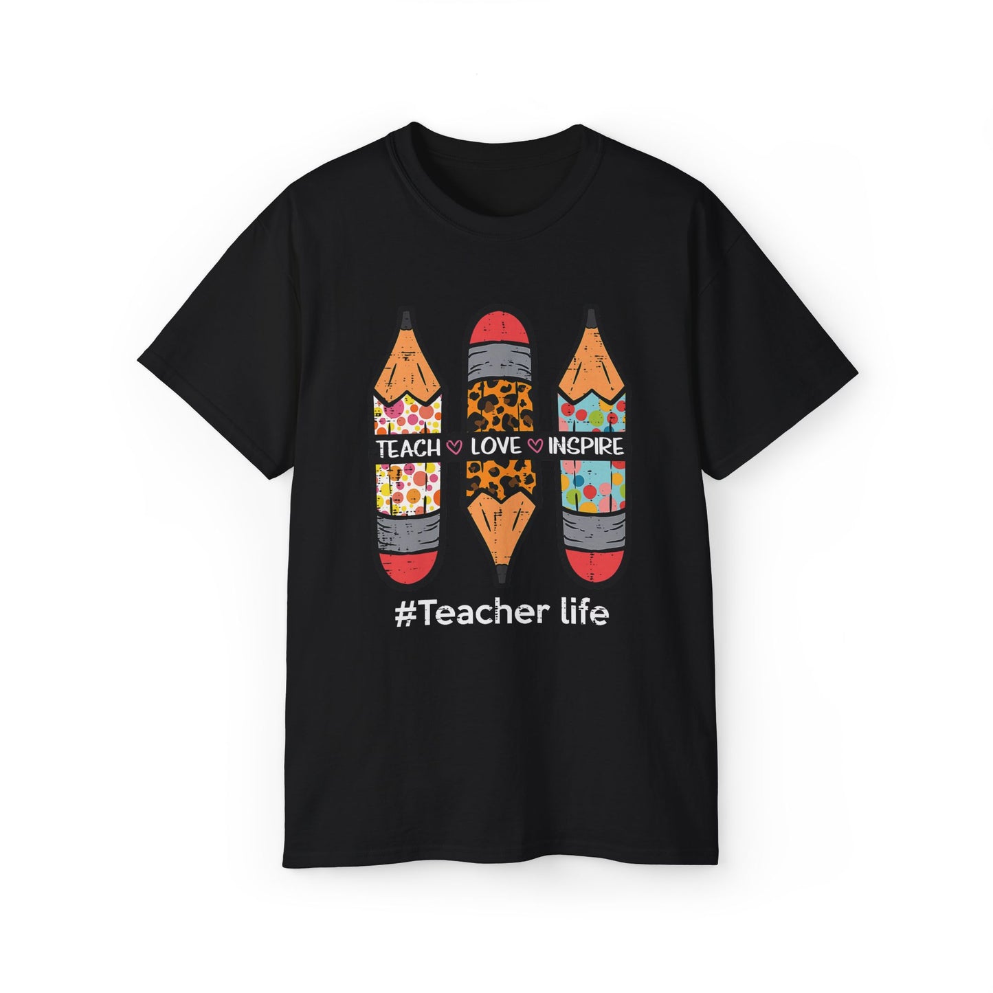 Teacher Life Unisex Ultra Cotton Tee, Back to School T-Shirt, School Shirt, Graphic Tee, Fun Daily Wear, Gift for teachers