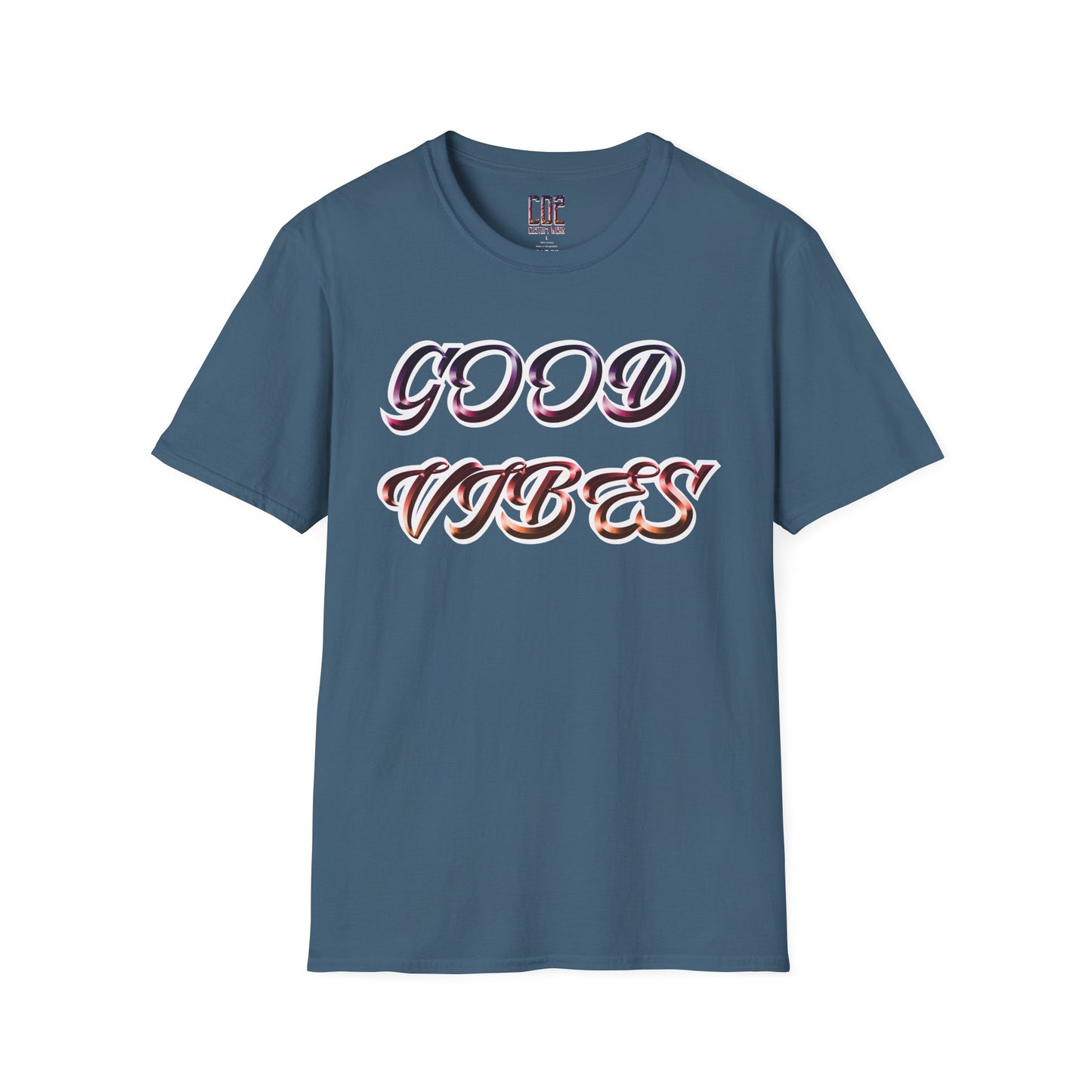 Good Vibes Unisex T-Shirt | Softstyle Tee for Casual Days, Vacation Wear, Gift, Fun Summer Style