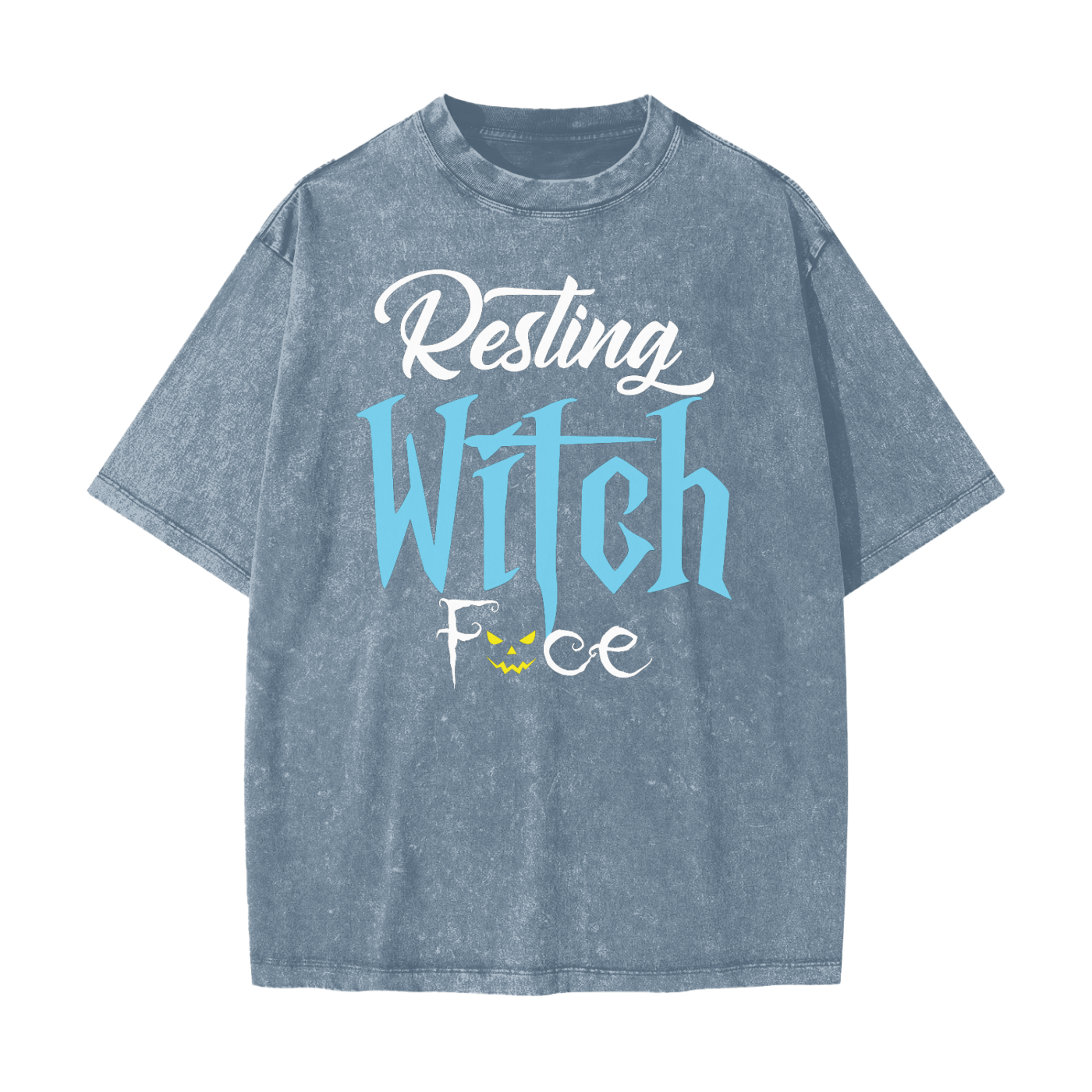 Resting Witch Face Heavyweight Snow Washed T-Shirt