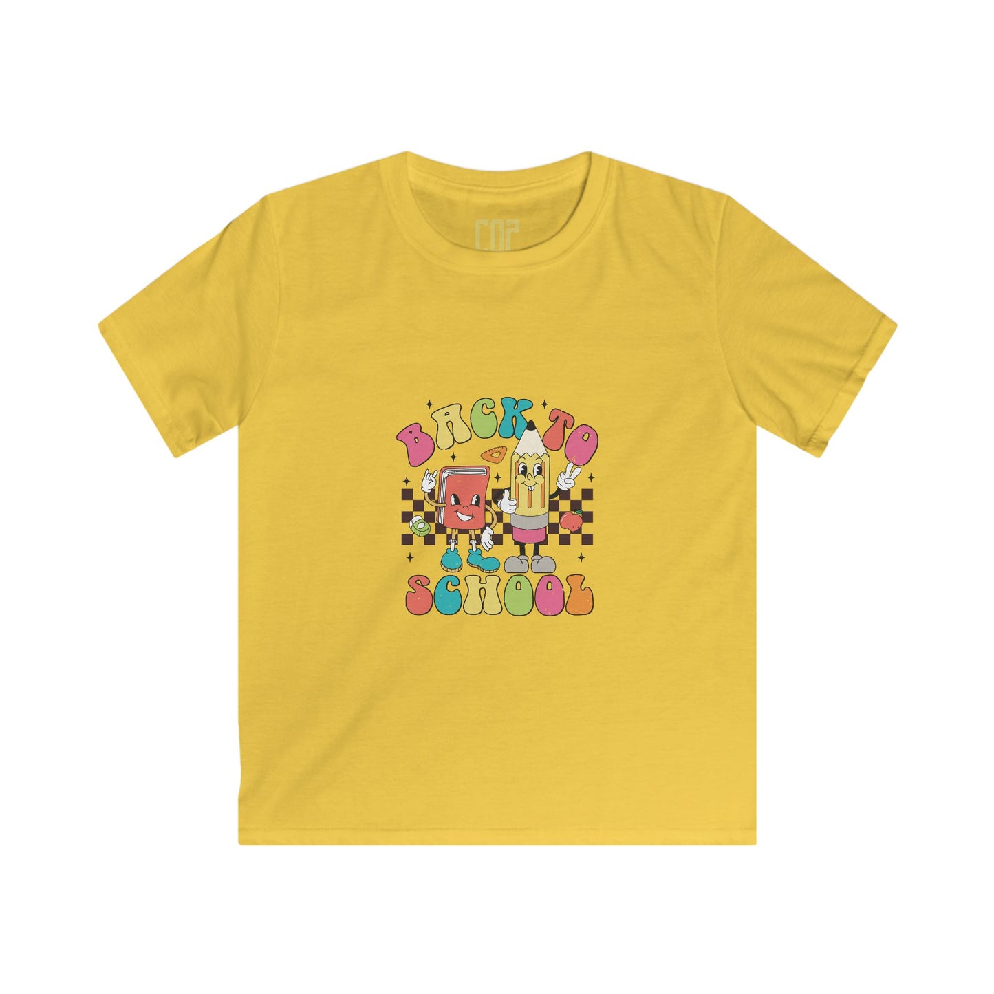 Back to School Kids Softstyle Tee, Fun Kid's Shirt, Classroom Must-Have, Unique Gift, Youth Apparel, Playful Everyday Wear