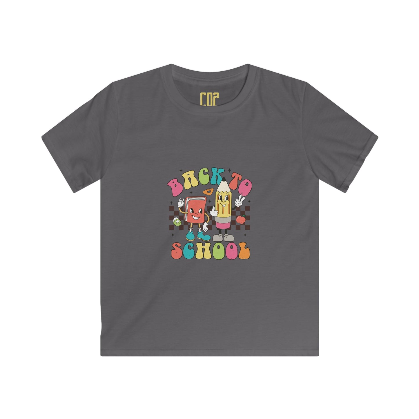 Back to School Kids Softstyle Tee, Fun Kid's Shirt, Classroom Must-Have, Unique Gift, Youth Apparel, Playful Everyday Wear
