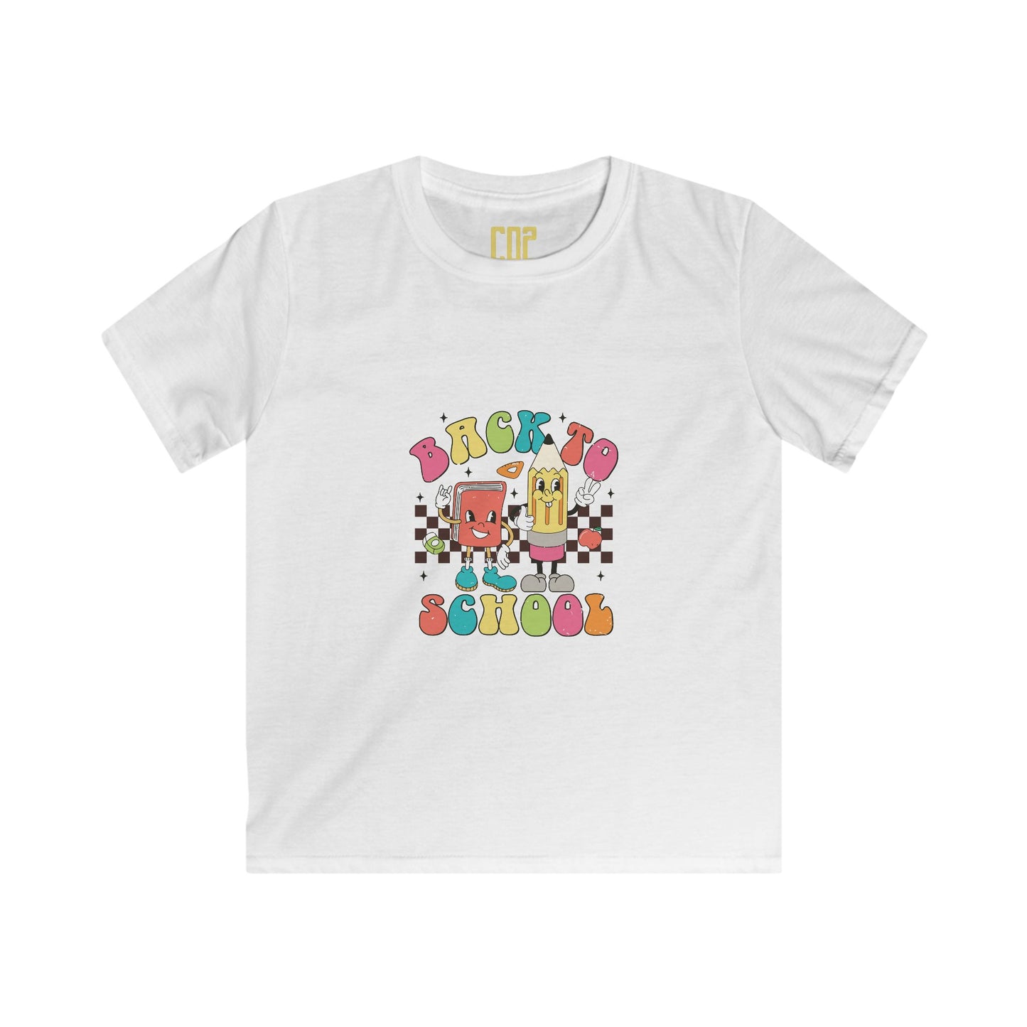Back to School Kids Softstyle Tee, Fun Kid's Shirt, Classroom Must-Have, Unique Gift, Youth Apparel, Playful Everyday Wear