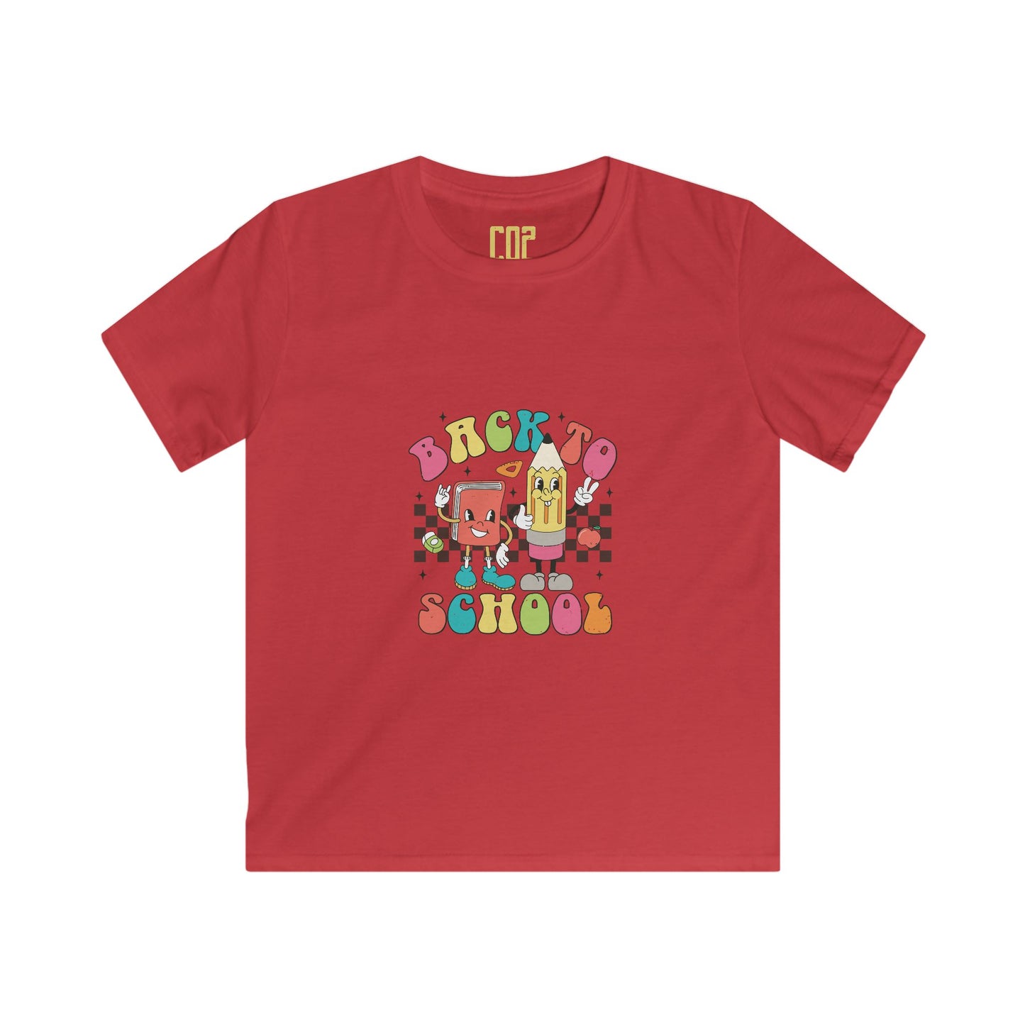 Back to School Kids Softstyle Tee, Fun Kid's Shirt, Classroom Must-Have, Unique Gift, Youth Apparel, Playful Everyday Wear