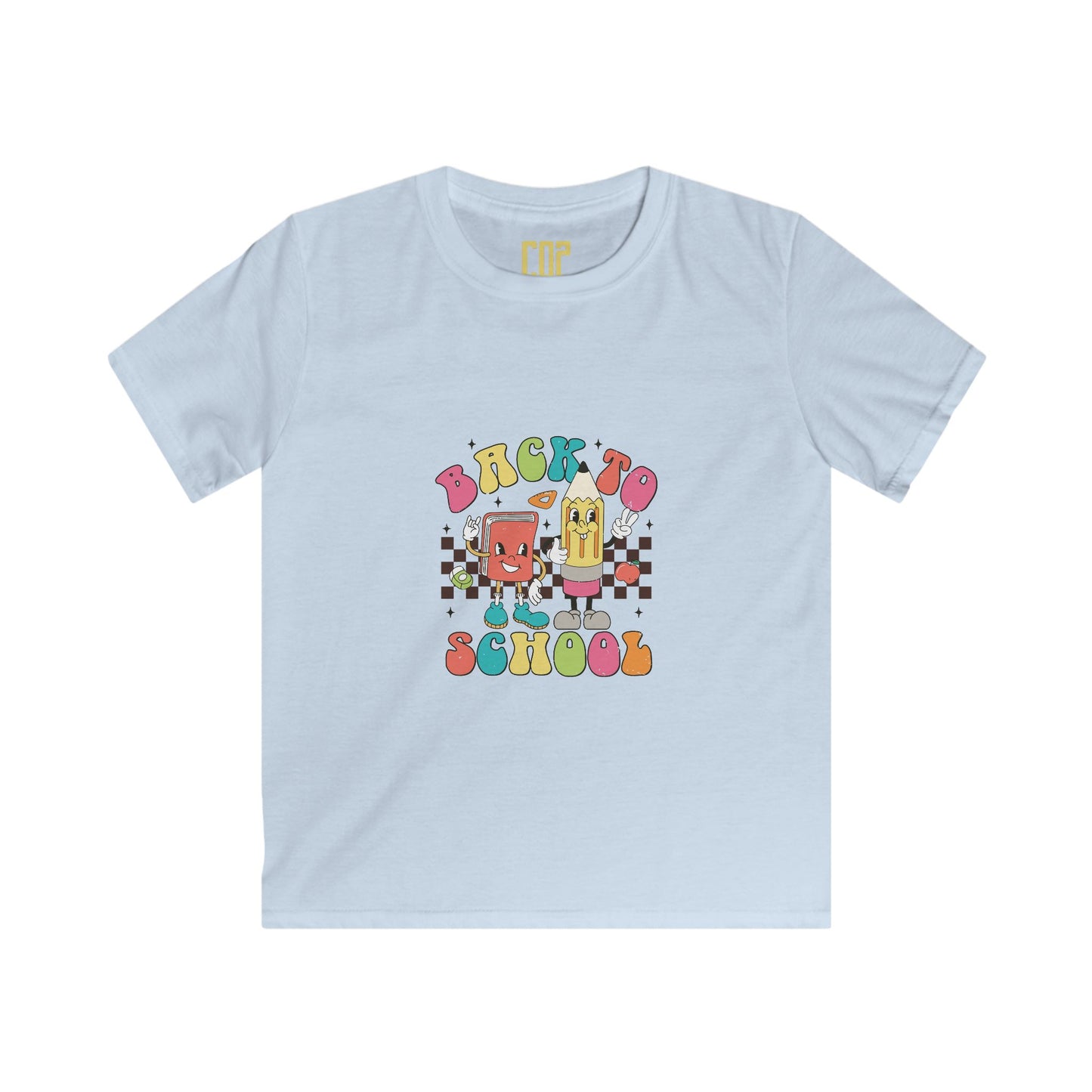 Back to School Kids Softstyle Tee, Fun Kid's Shirt, Classroom Must-Have, Unique Gift, Youth Apparel, Playful Everyday Wear