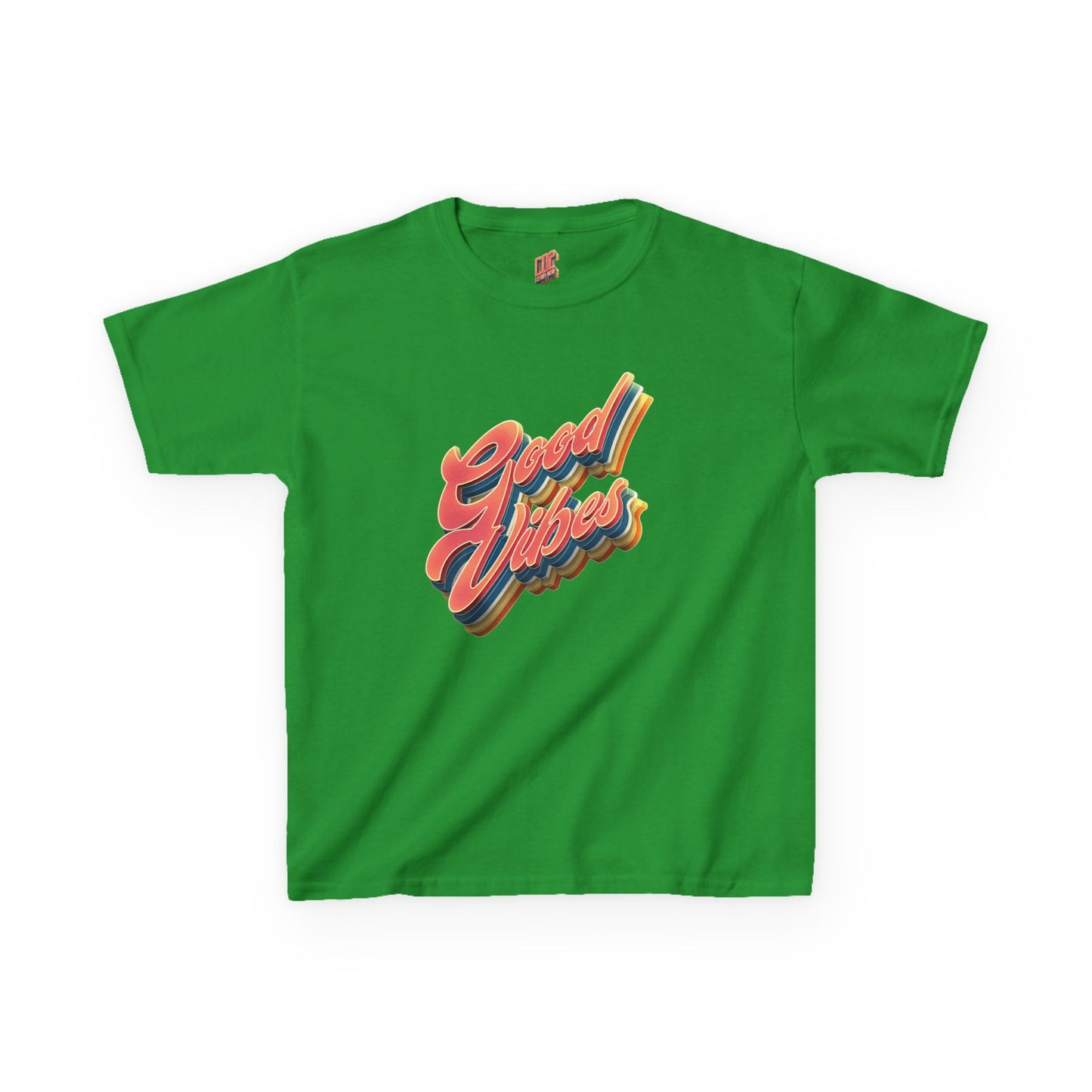 Good Vibes Kids T-Shirt, Fun Cotton Tee for Boys and Girls, Playful Summer Wear, Birthday Gift, Positive Energy Apparel
