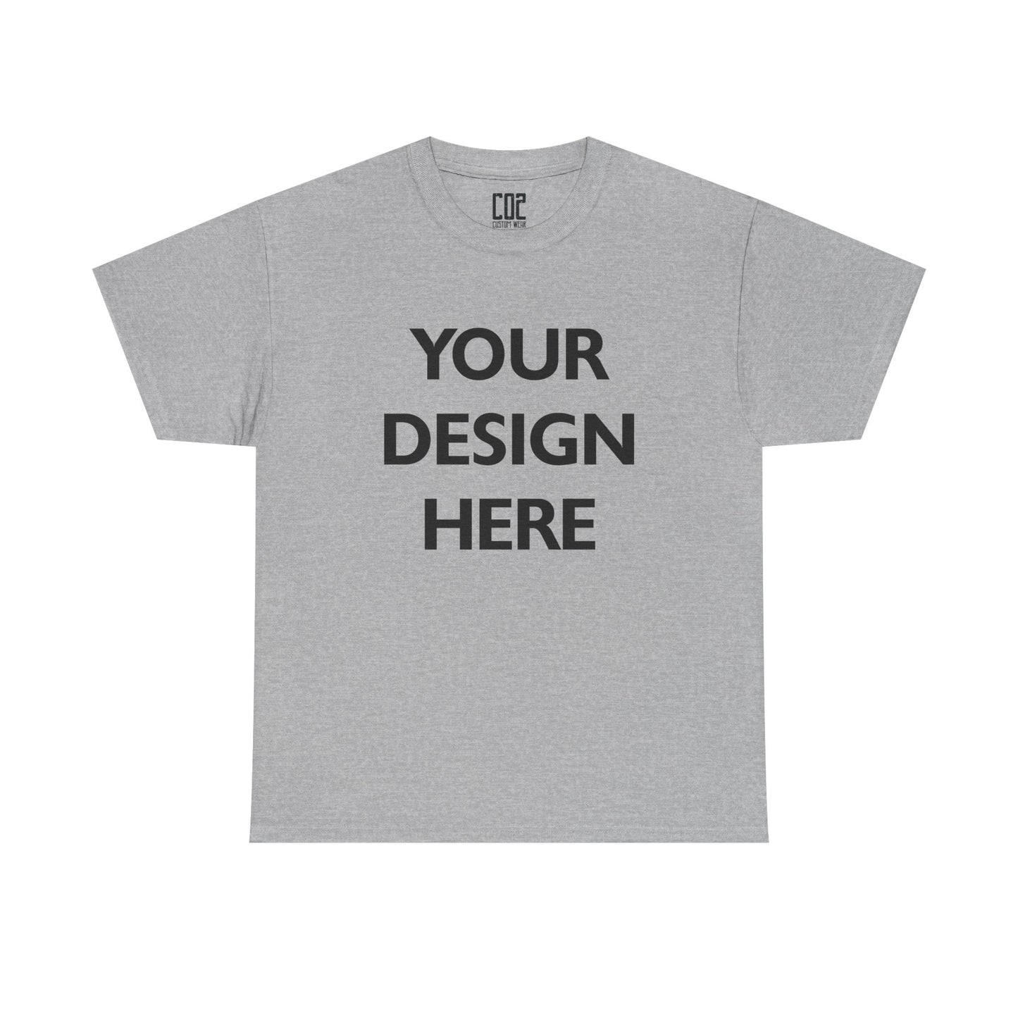 Unisex Heavy Cotton Tee - Customizable Graphic Shirt, Casual Wear, Gift for Him/Her, Birthday Present, Everyday Style