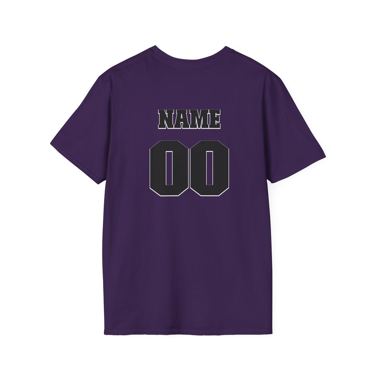 Football Mom Unisex Tee - Custom Team and Number Shirt with Name and Number for Athletes by request