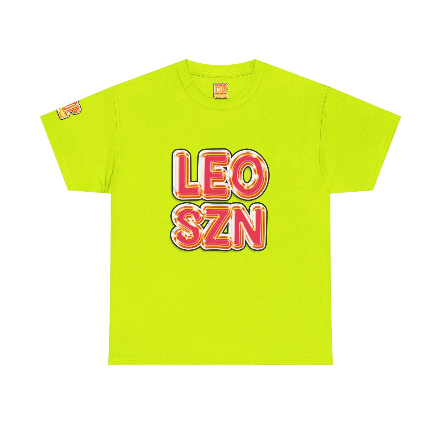 LEO SZN Unisex Heavy Cotton Tee, Zodiac Shirt, Astrology Gift, Birthday Apparel, Casual Wear, Summer Fashion, Trendy Style, Leo Season