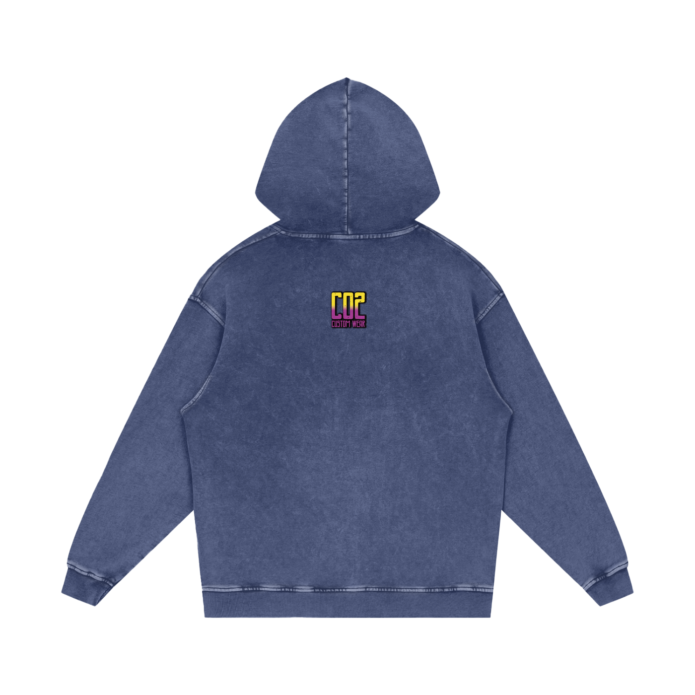 Spooky Season Snow Washed Loose Cotton Hoodie