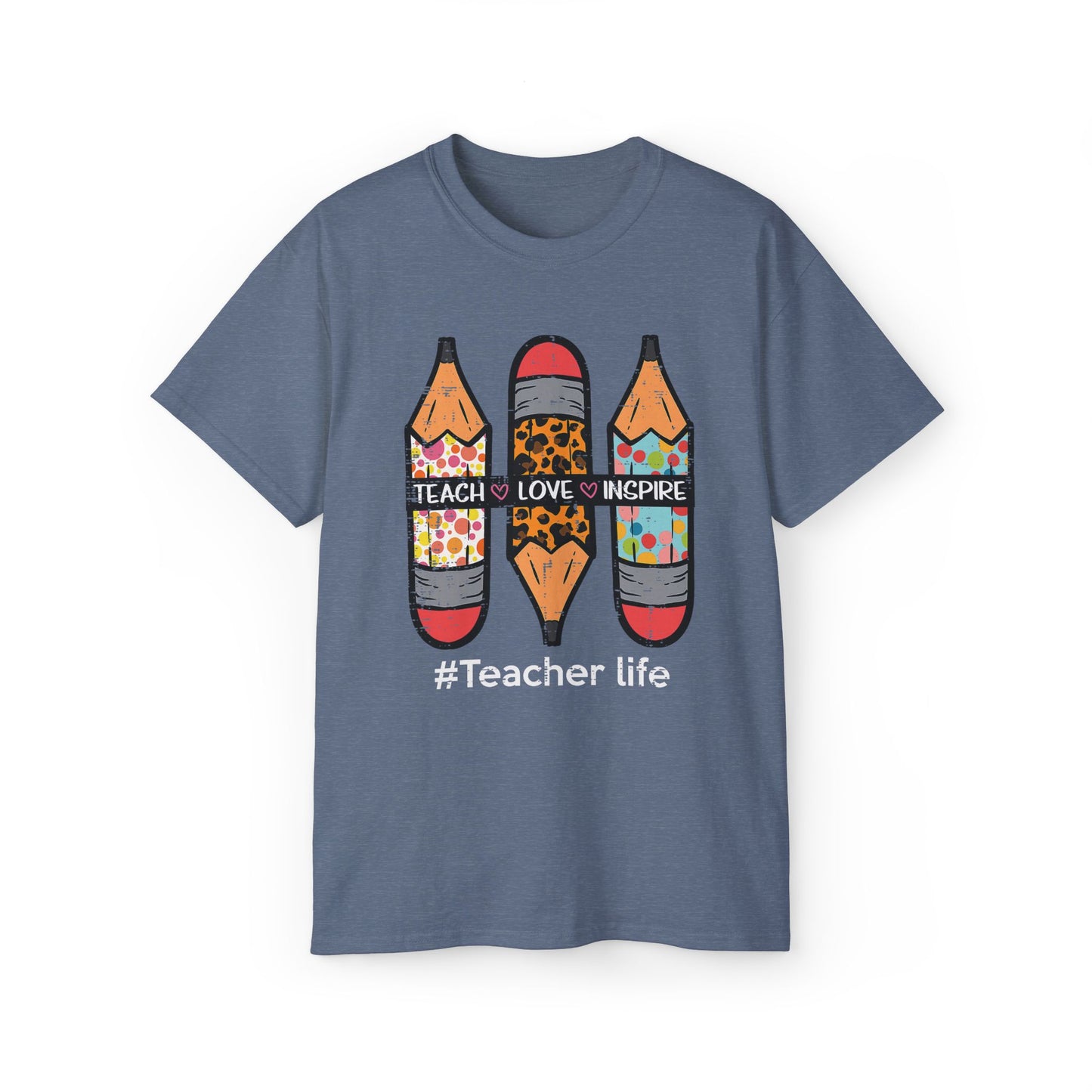 Teacher Life Unisex Ultra Cotton Tee, Back to School T-Shirt, School Shirt, Graphic Tee, Fun Daily Wear, Gift for teachers