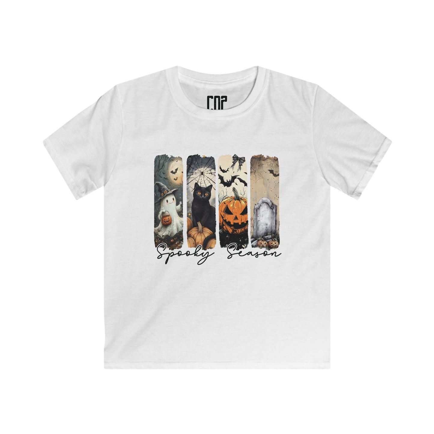 Kids Halloween Tees, Spooky Season T-Shirt, Cute Spooky Shirt, Kids Fall Outfit, Halloween Party Wear, Trick or Treat Top