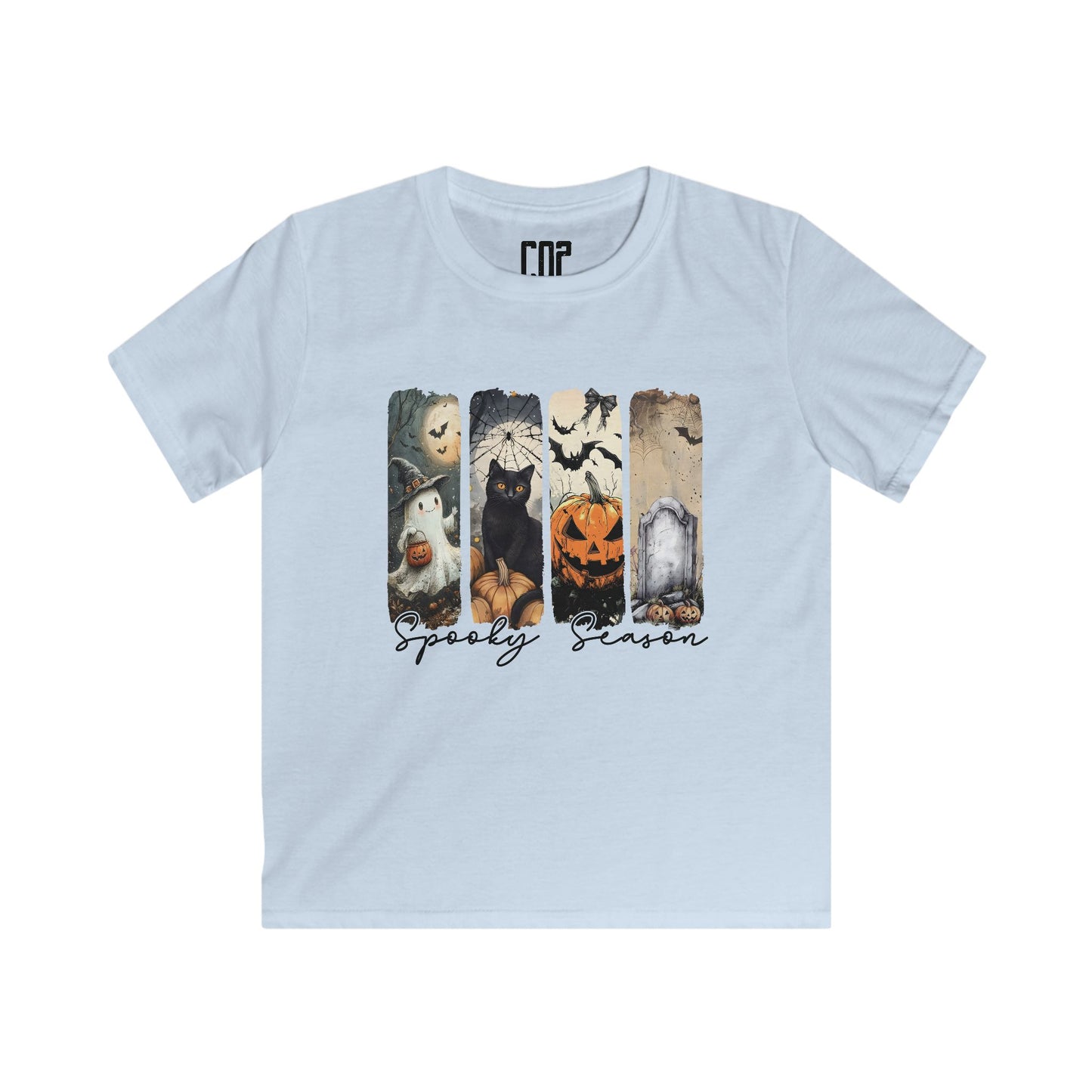 Kids Halloween Tees, Spooky Season T-Shirt, Cute Spooky Shirt, Kids Fall Outfit, Halloween Party Wear, Trick or Treat Top