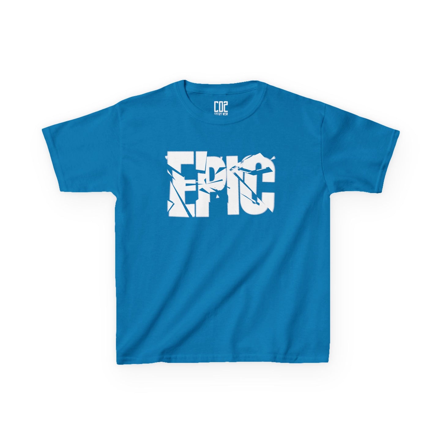 Epic Kids Heavy Cotton Tee - Cool Graphic T-Shirt for Boys and Girls, Perfect for Birthday Gifts, Casual Wear, Back to School