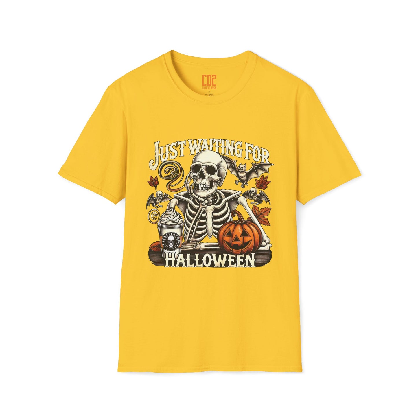Halloween Skeleton Unisex T-Shirt, Spooky Graphic Tee, Fall Fashion, Halloween Costume Tee, Trick or Treat Shirt, Halloween Gift