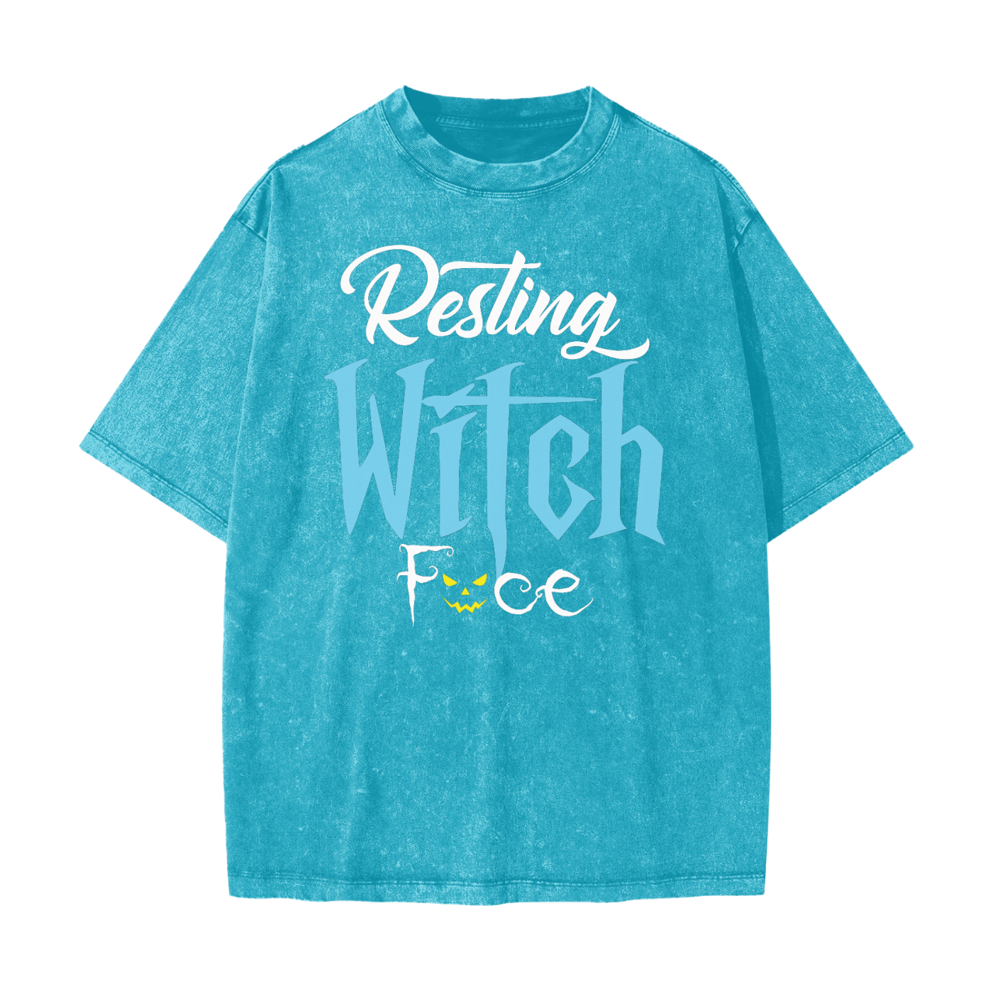 Resting Witch Face Heavyweight Snow Washed T-Shirt