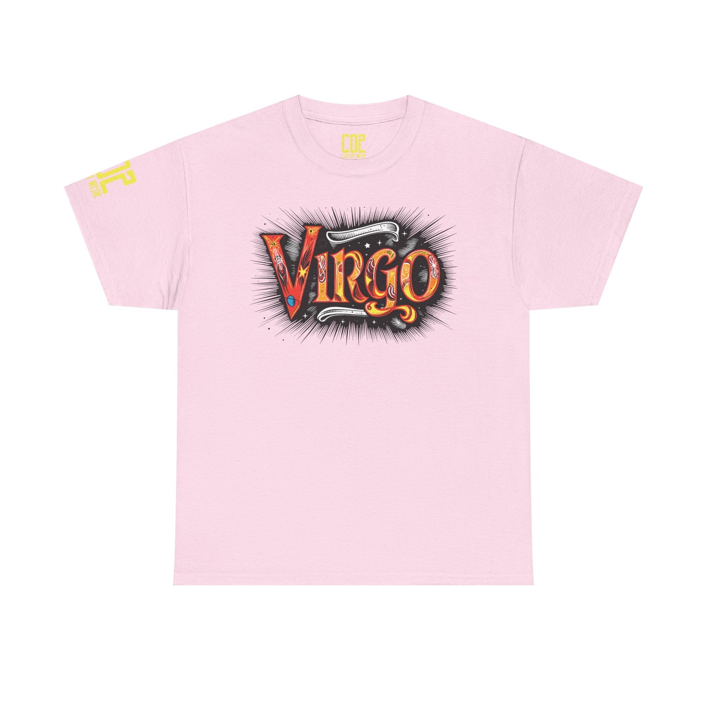 Virgo Zodiac Unisex Heavy Cotton Tee | Astrology Shirt, Horoscope Gift, Birthday Tee, Celestial Wear, Virgo Apparel