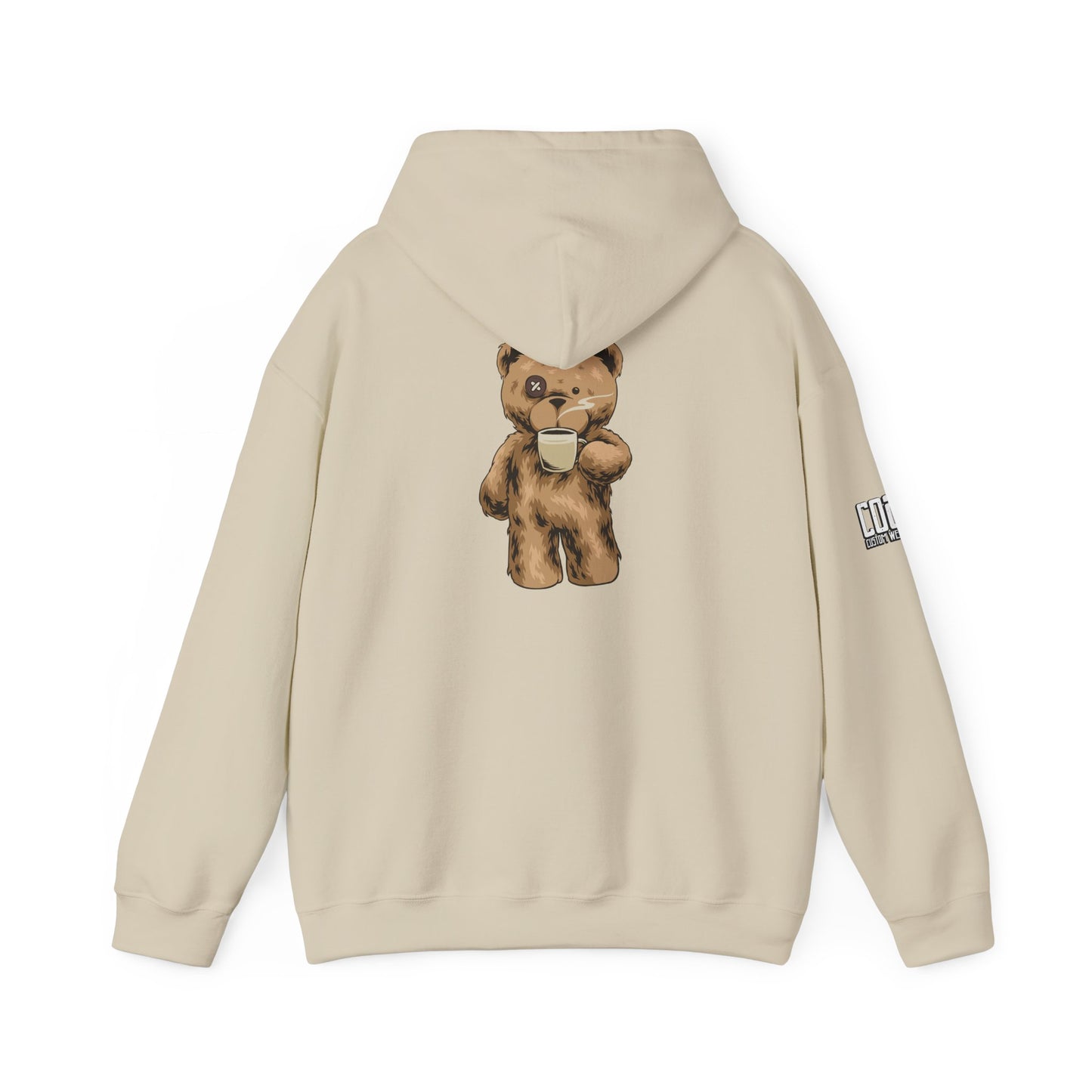 I Need A Huge Coffee Hoodie Sweatshirt, Gift for Friends, Cute Bear Design, Winter Wardrobe Staple, Snuggle Up Wear