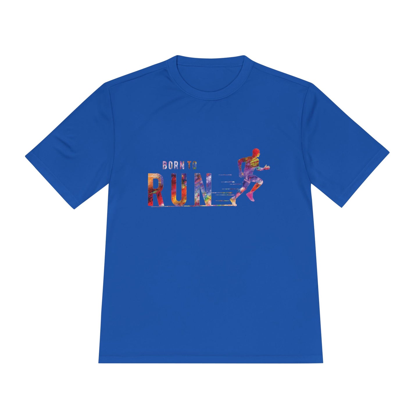 Born to Run Unisex Moisture Wicking Tee | Athletic Shirt, Running Top, Workout Apparel, Fitness Gift, Sportswear