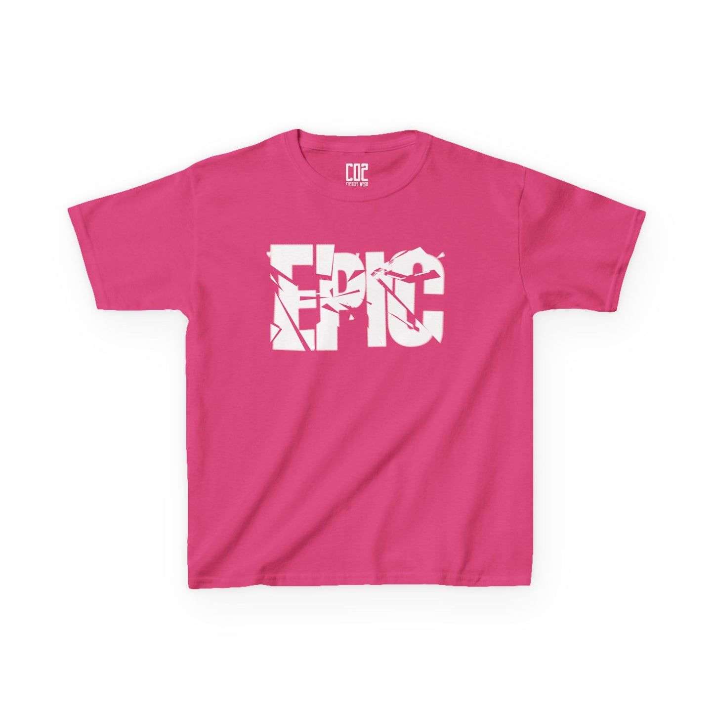 Epic Kids Heavy Cotton Tee - Cool Graphic T-Shirt for Boys and Girls, Perfect for Birthday Gifts, Casual Wear, Back to School